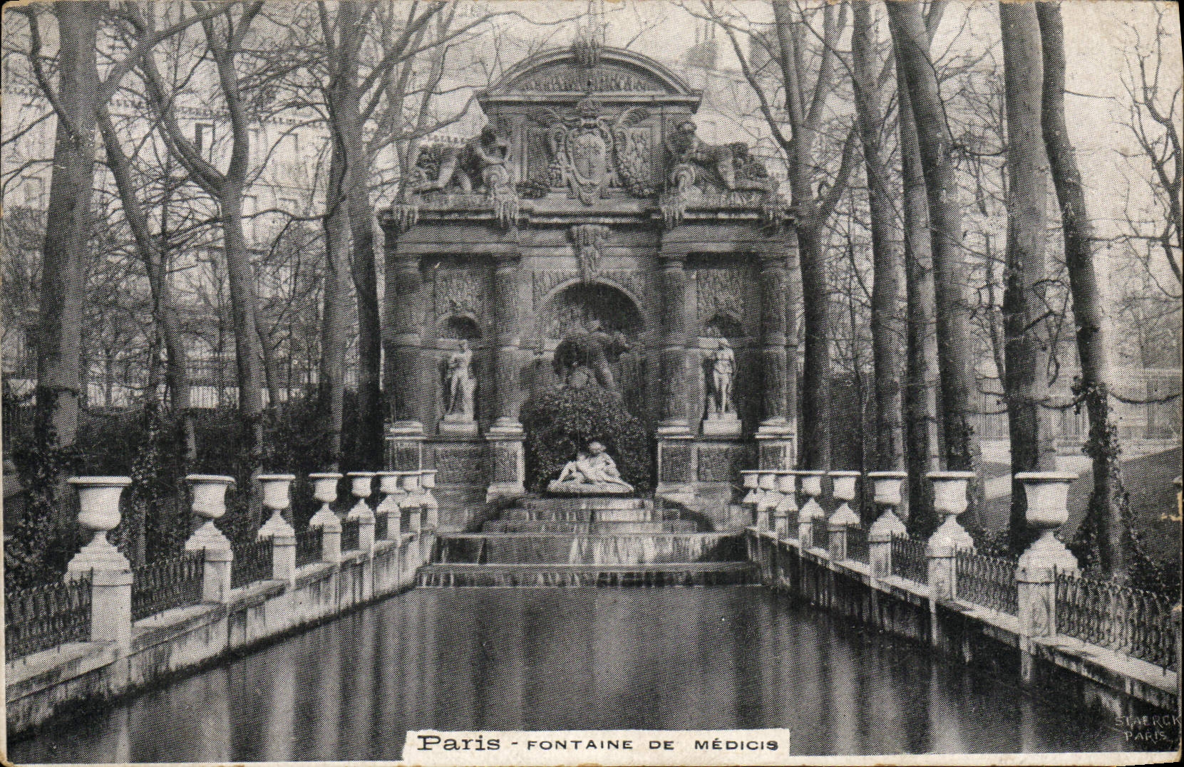 CPA Paris Fontaine De Medicis