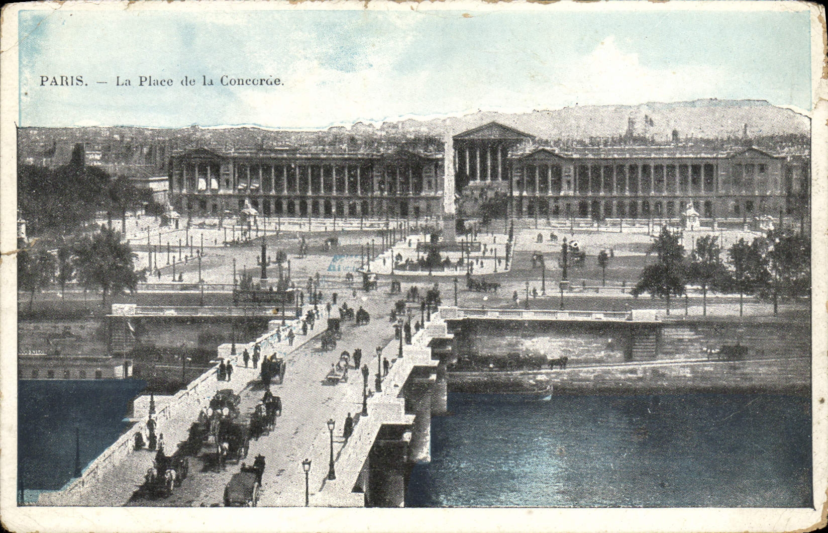CPA Paris La Place de la Concorde