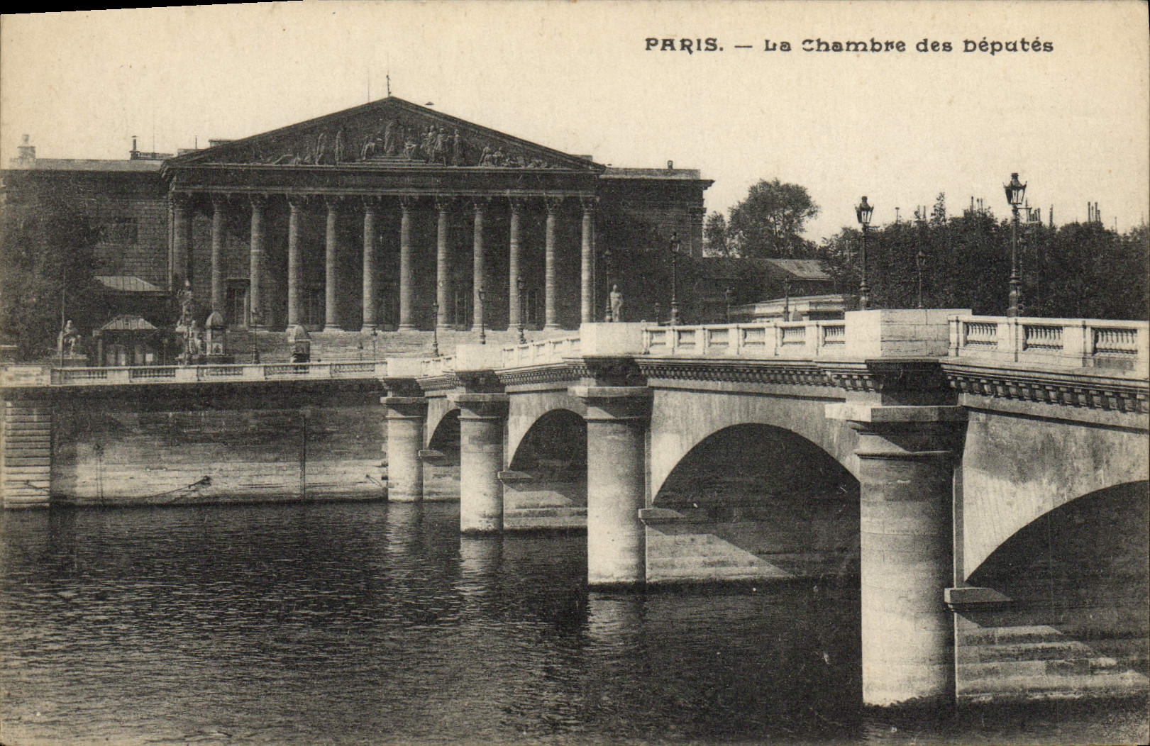 CPA Paris La Chambre des Deputes