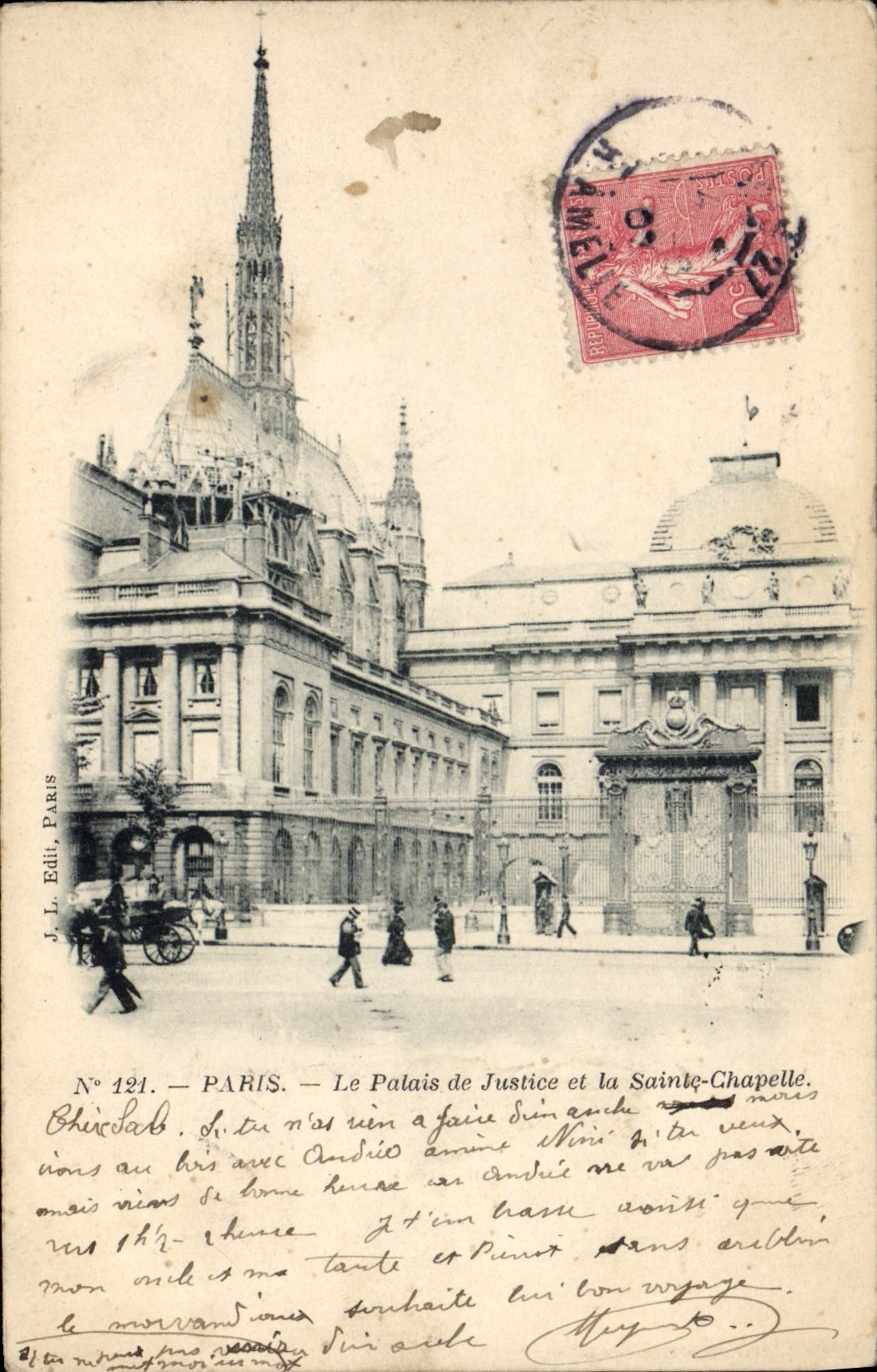 CPA Paris Le Palais de Justice et la Sainte Chapelle
