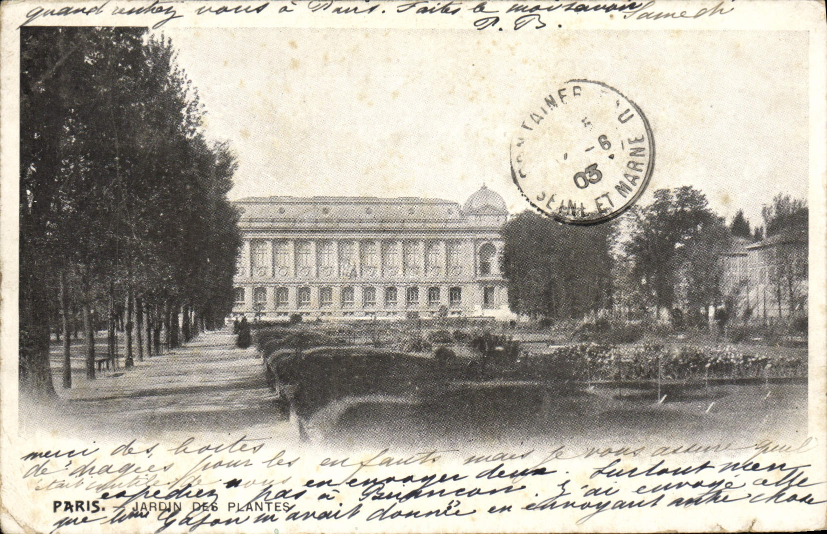 CPA Paris Jardin Des Plantes