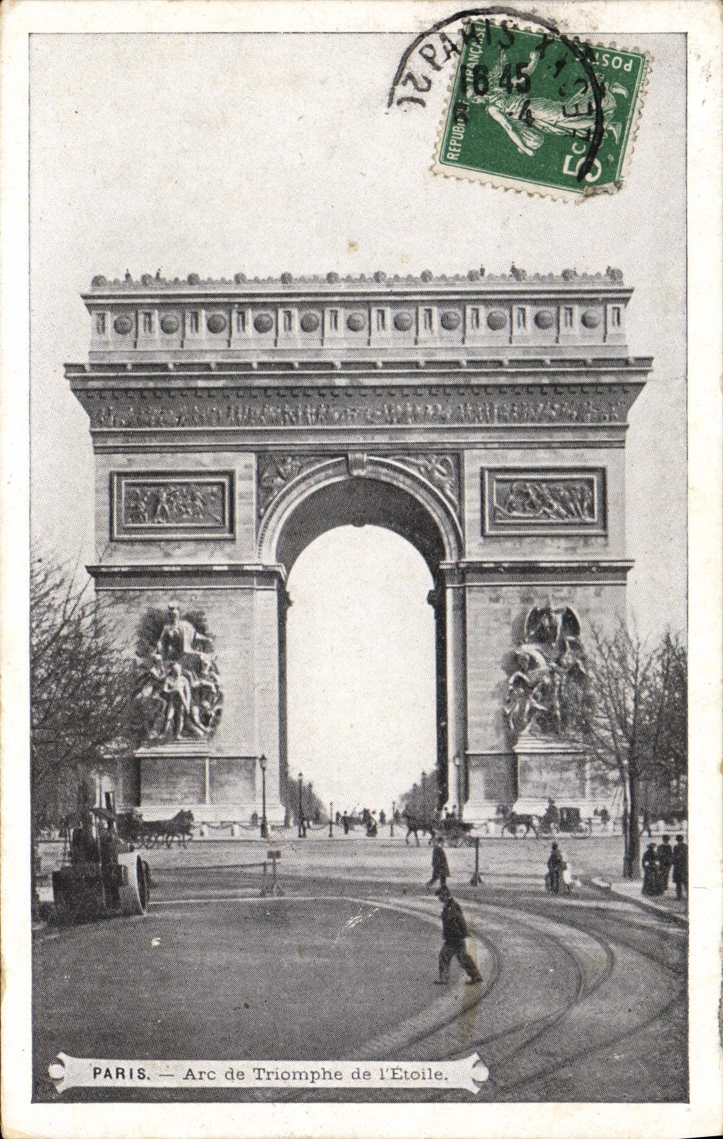 CPA Paris Arc De Triomphe de L'Etoile