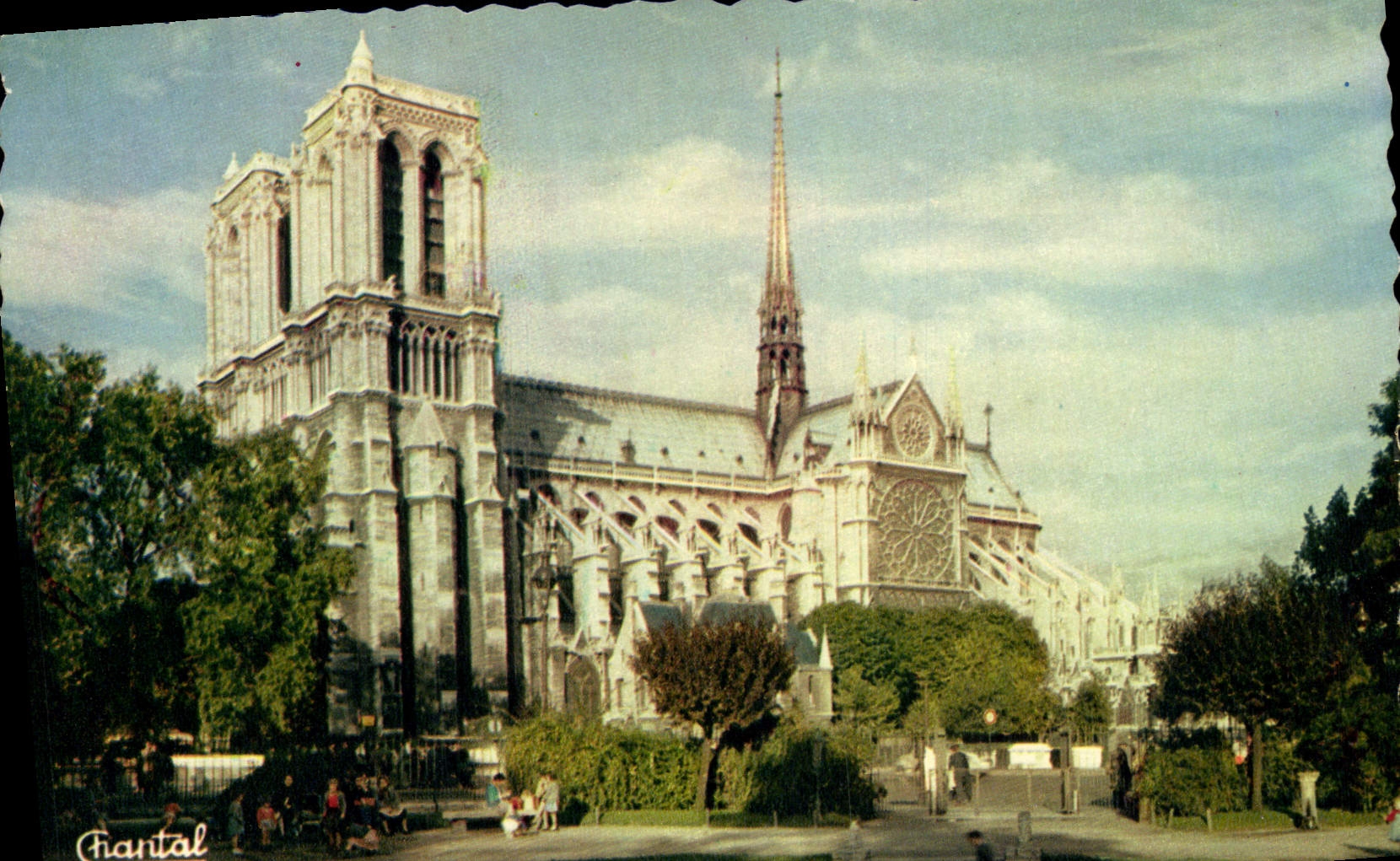 CPM Paris Abside de Notre Dame