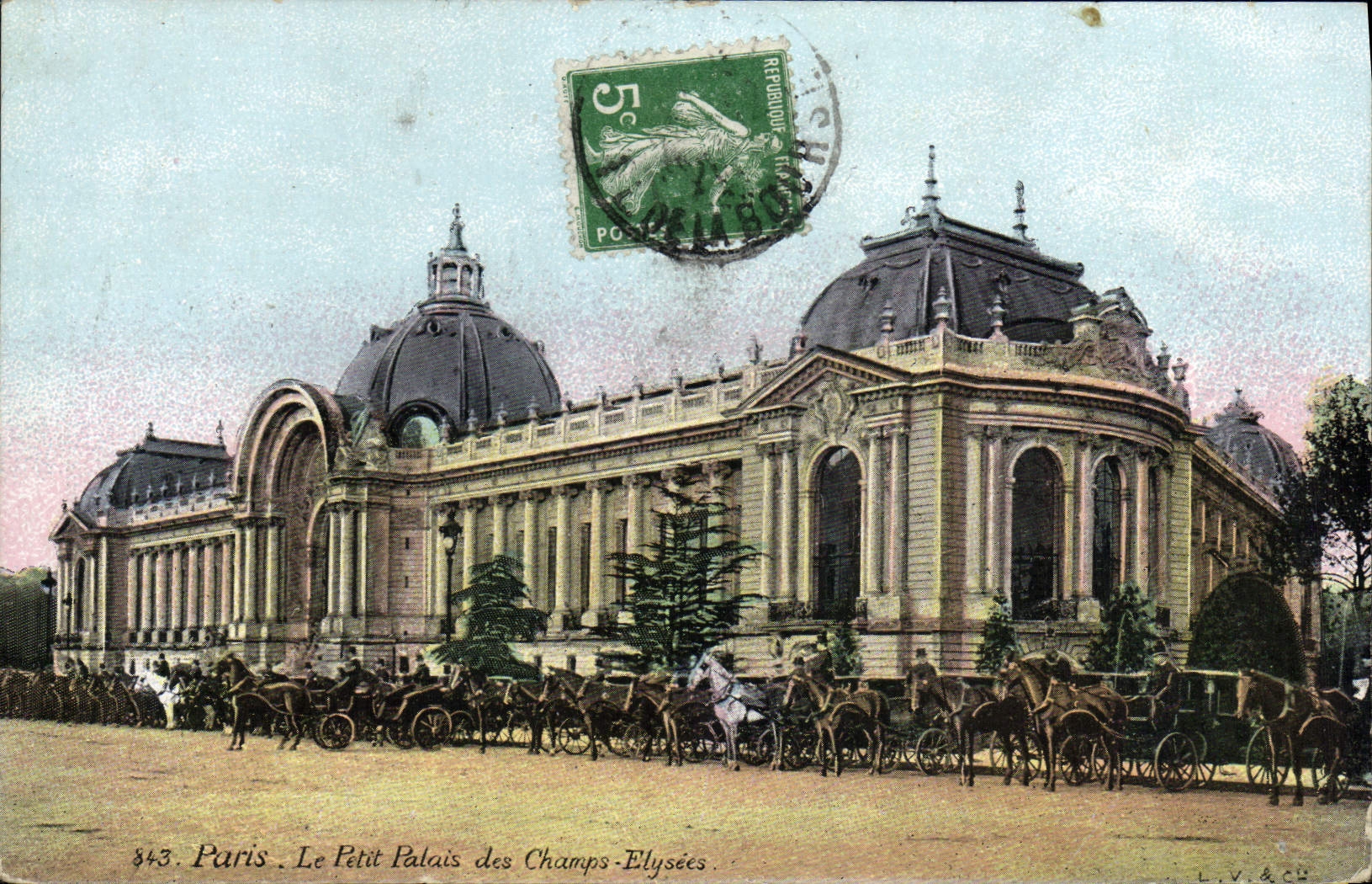 CPA Paris Le Petit Palais des Champs Elysees