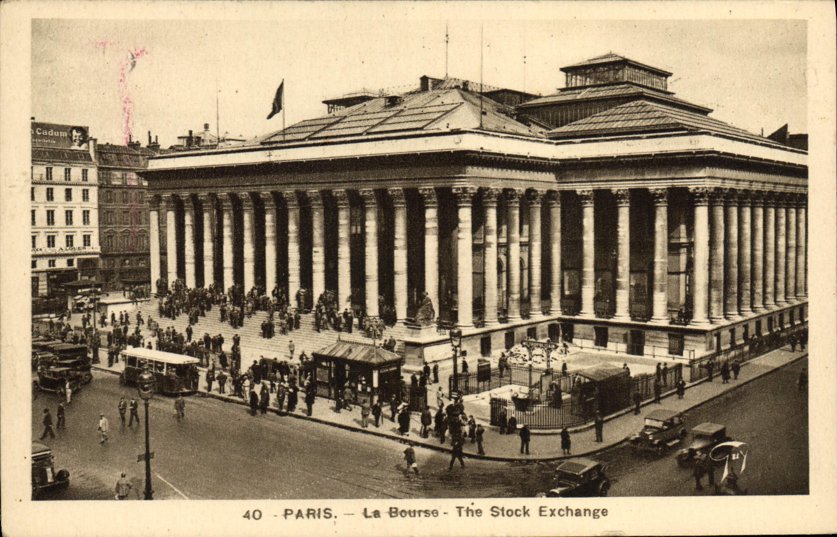 CPA Paris La Bourse 
