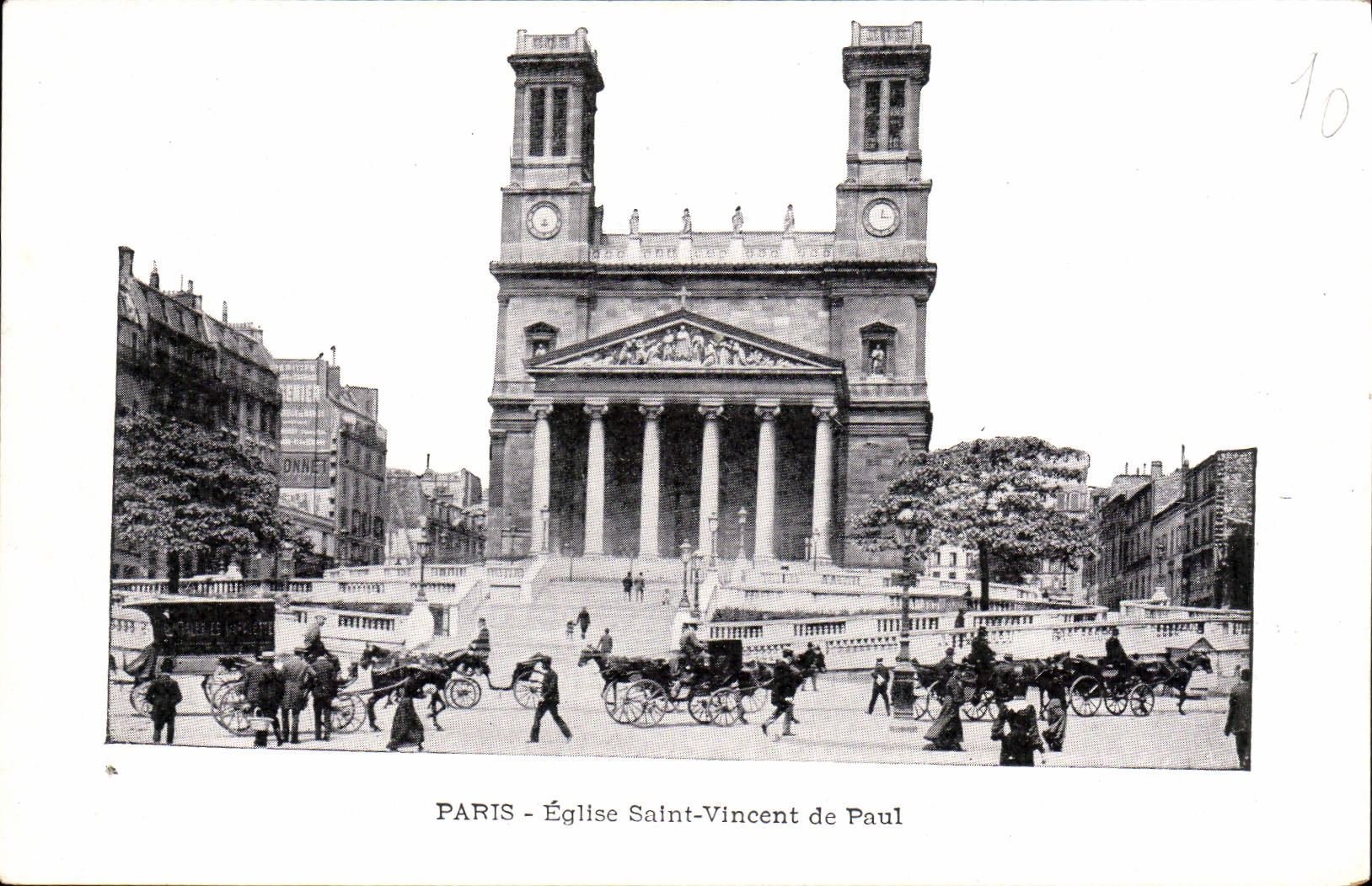 CPA Paris Eglise Saint Vincent de Paul
