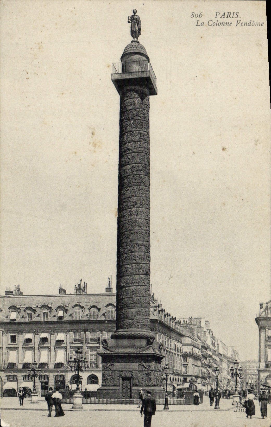 CPA Paris Colonne Vendome 