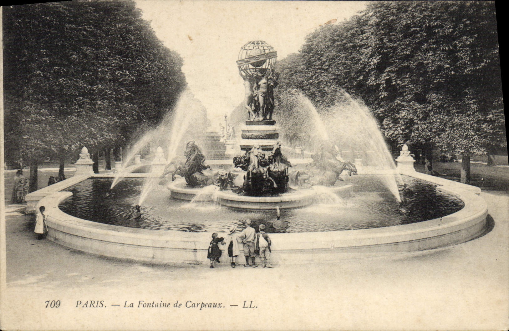CPA Paris La Fontaine de Carpeaux 