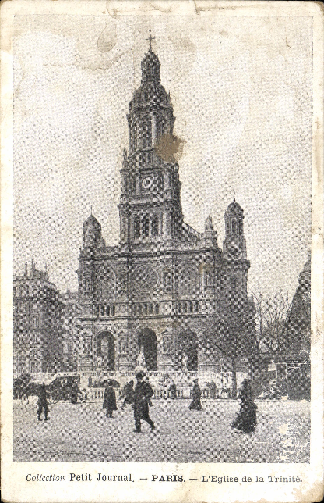 CPA Paris L'Eglise de la Trinite 
