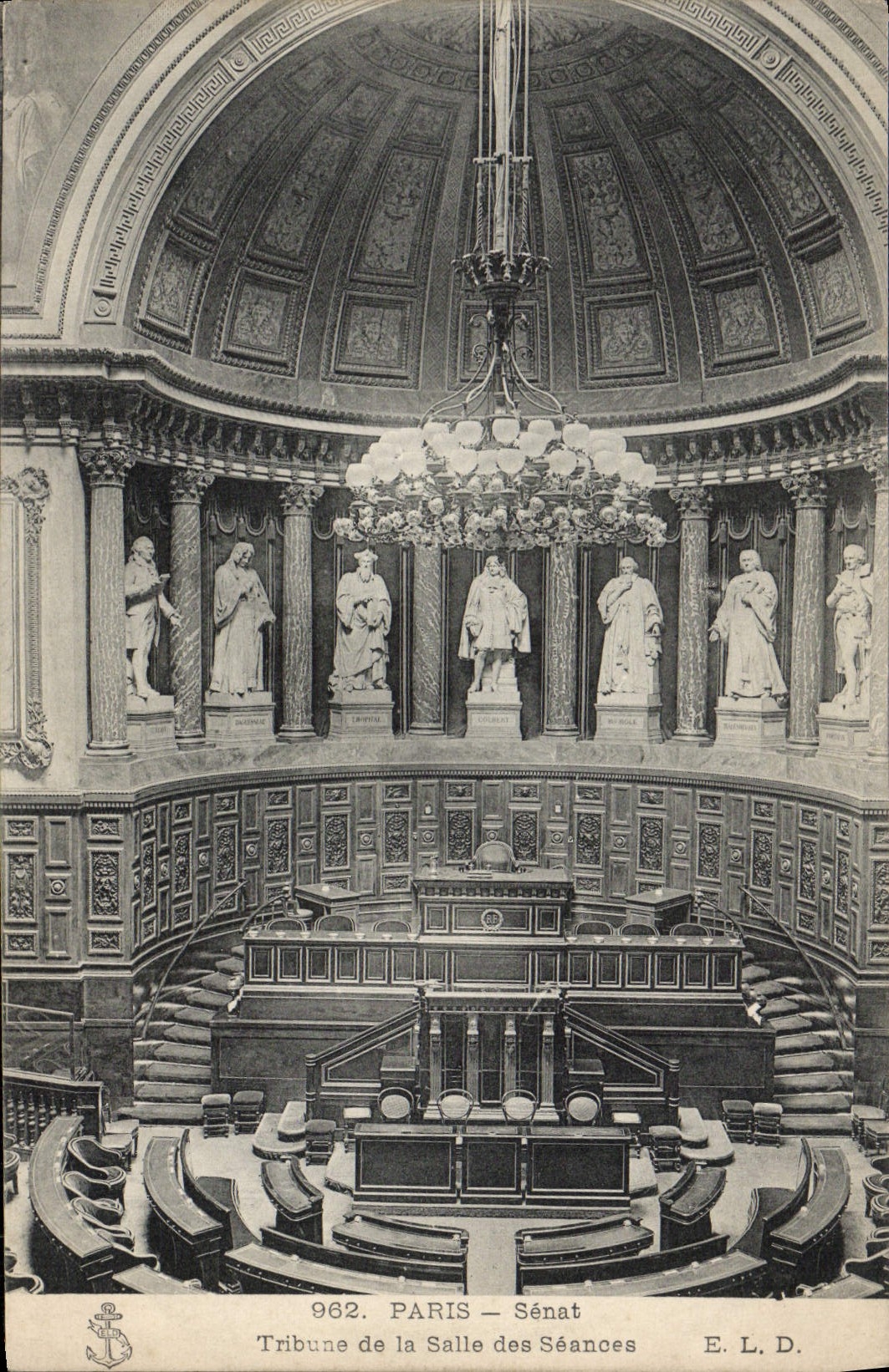 CPA Paris Senat Tribune de la Salle des Seances 