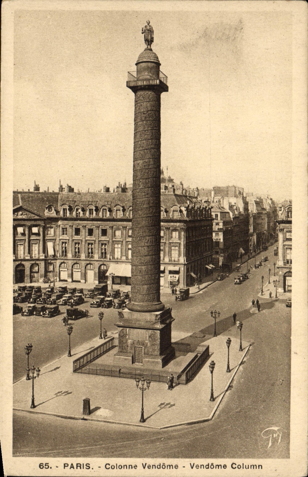 CPA Paris Colonne Vendome 