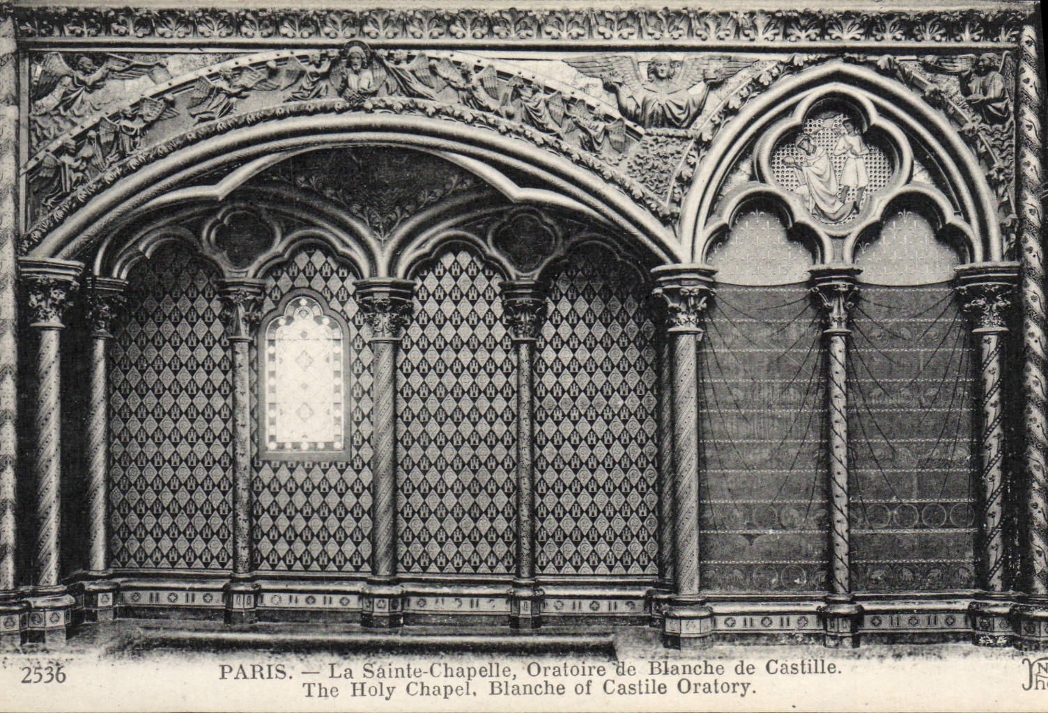 CPA Paris La Sainte Chapelle Oratoire de Blanche de Castille