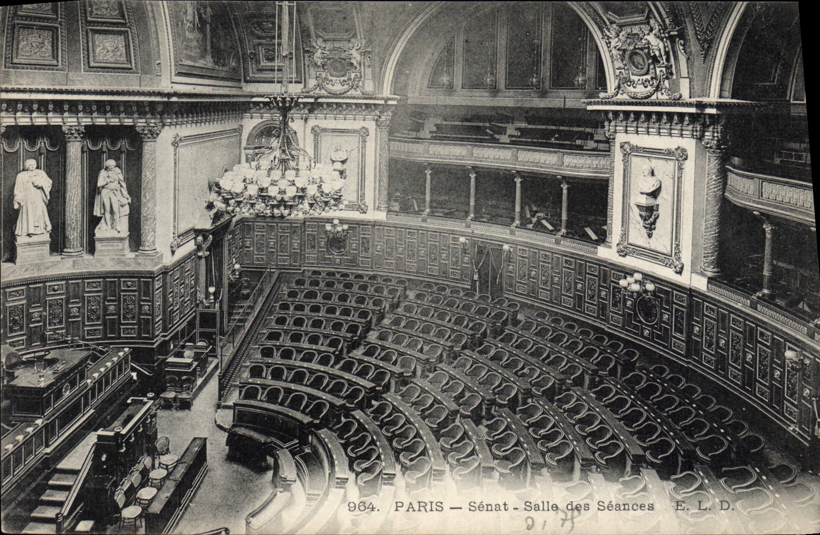 CPA Paris Senat Salle des Seanoes 