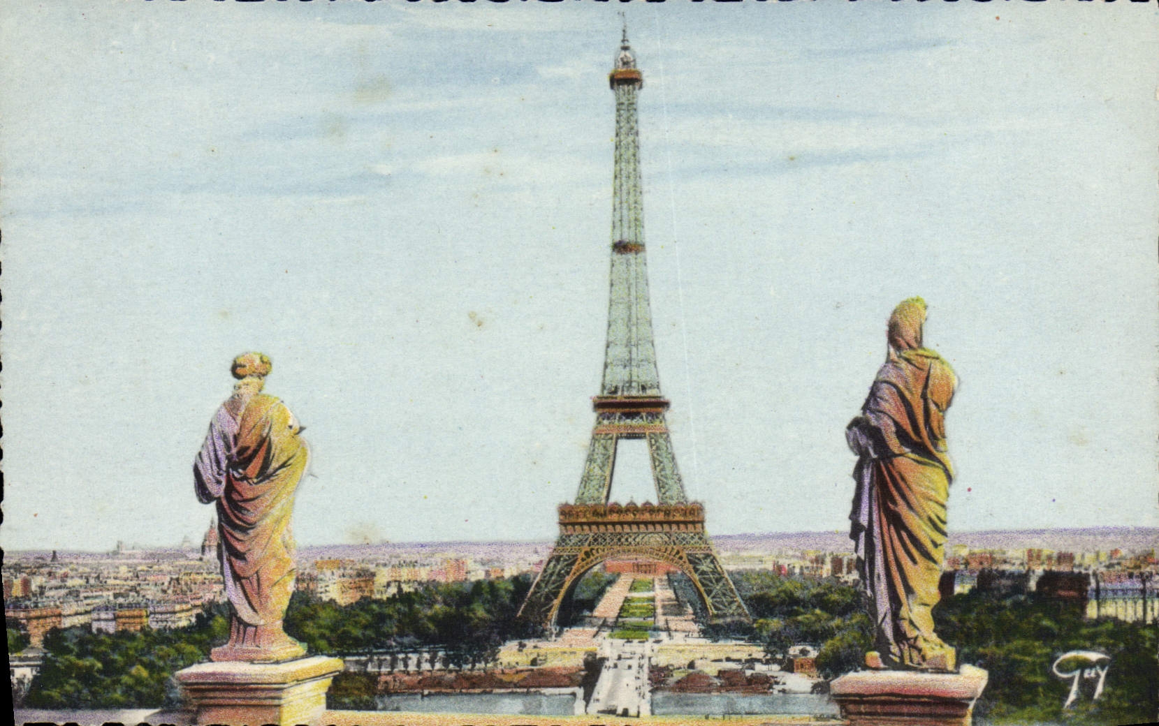 CPA Paris Tour Eiffel