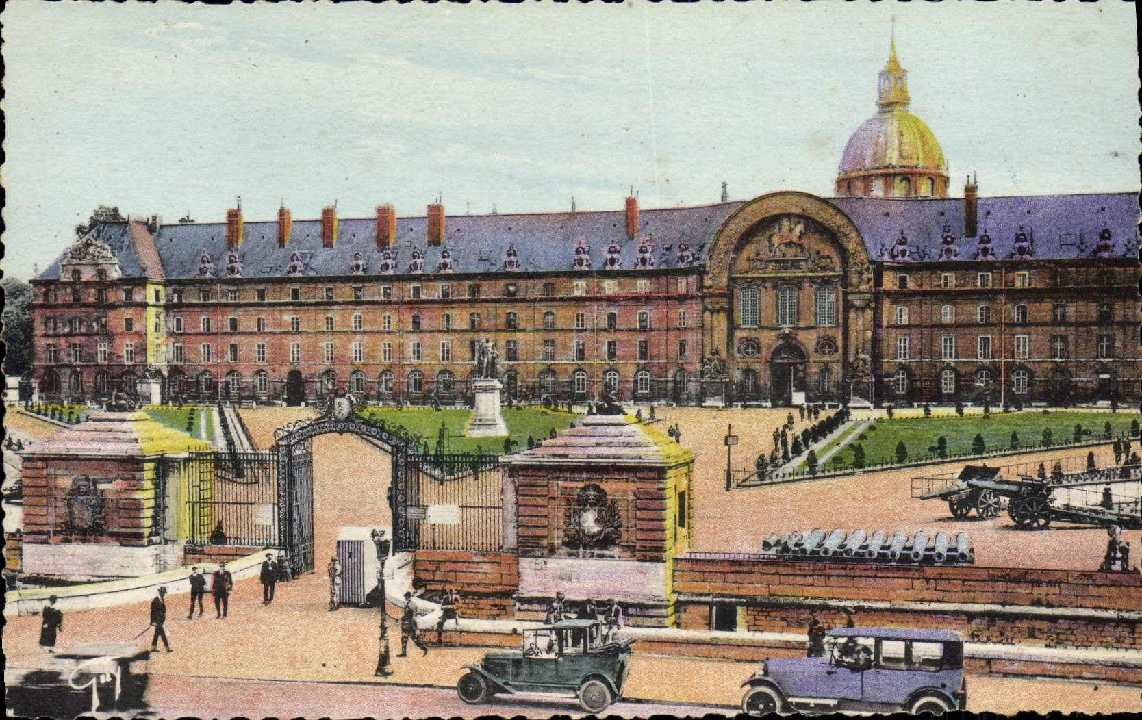CPA Paris Hotel des Invalides Automobile