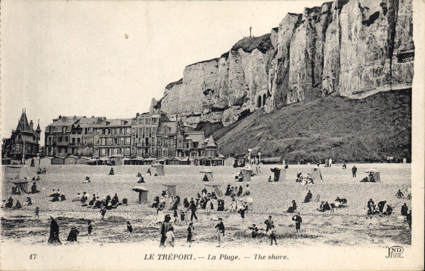 CPA Le Treport La Plage 
