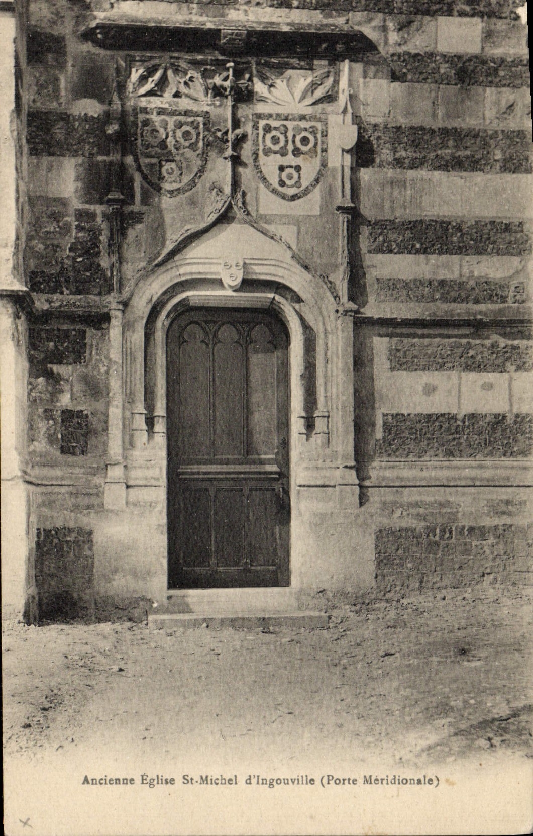 VINTAGE POSTCARD Ancienne Church St Michel d' Ingouville Carries Meirdionale