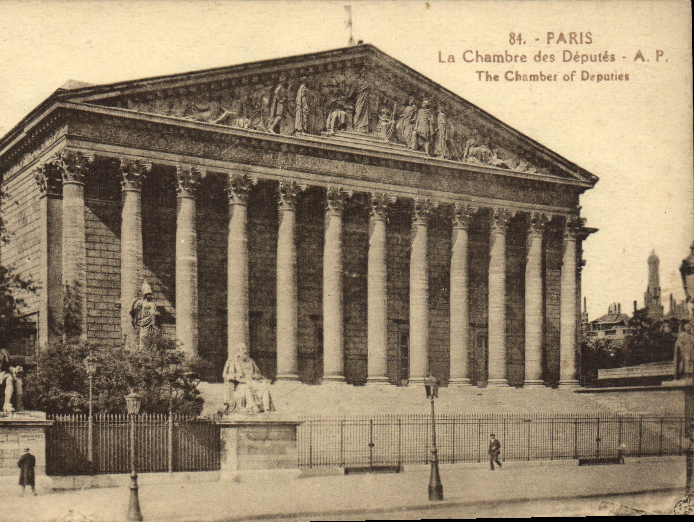 CPA Paris La Chambre des Deputes