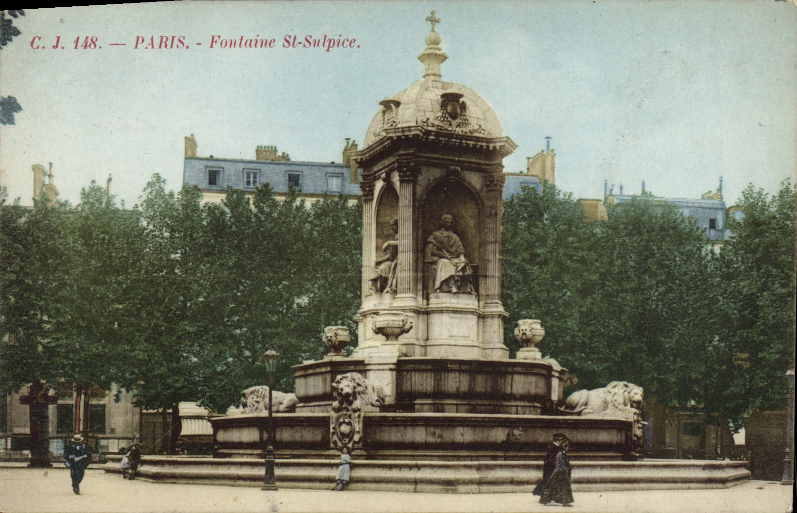 CPA Paris Fontaine St Sulpice 