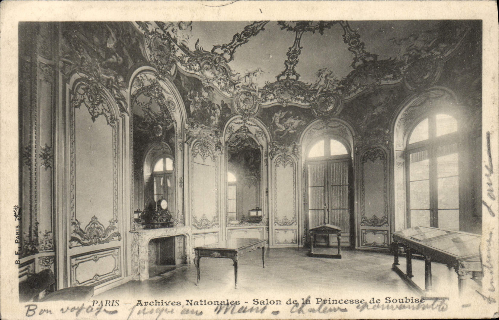 CPA Paris Archives Nationales Salon de la Princesse de Soubise 