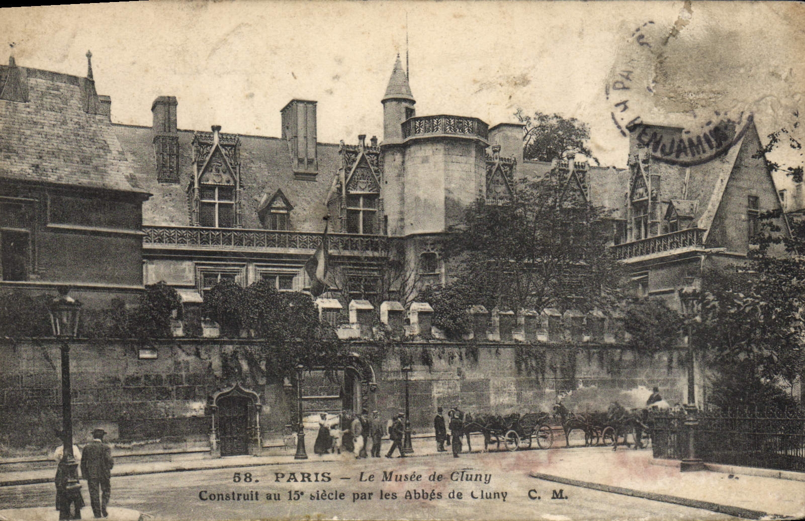 CPA Paris Le Musee de Cluny
