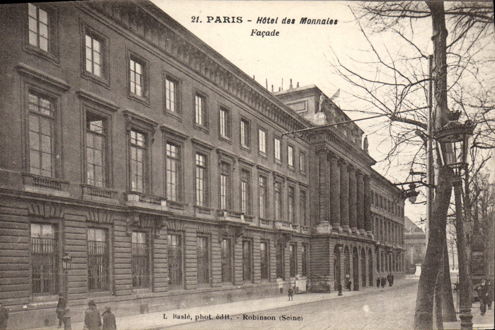 CPA Paris Hotel des Monnaies Facade