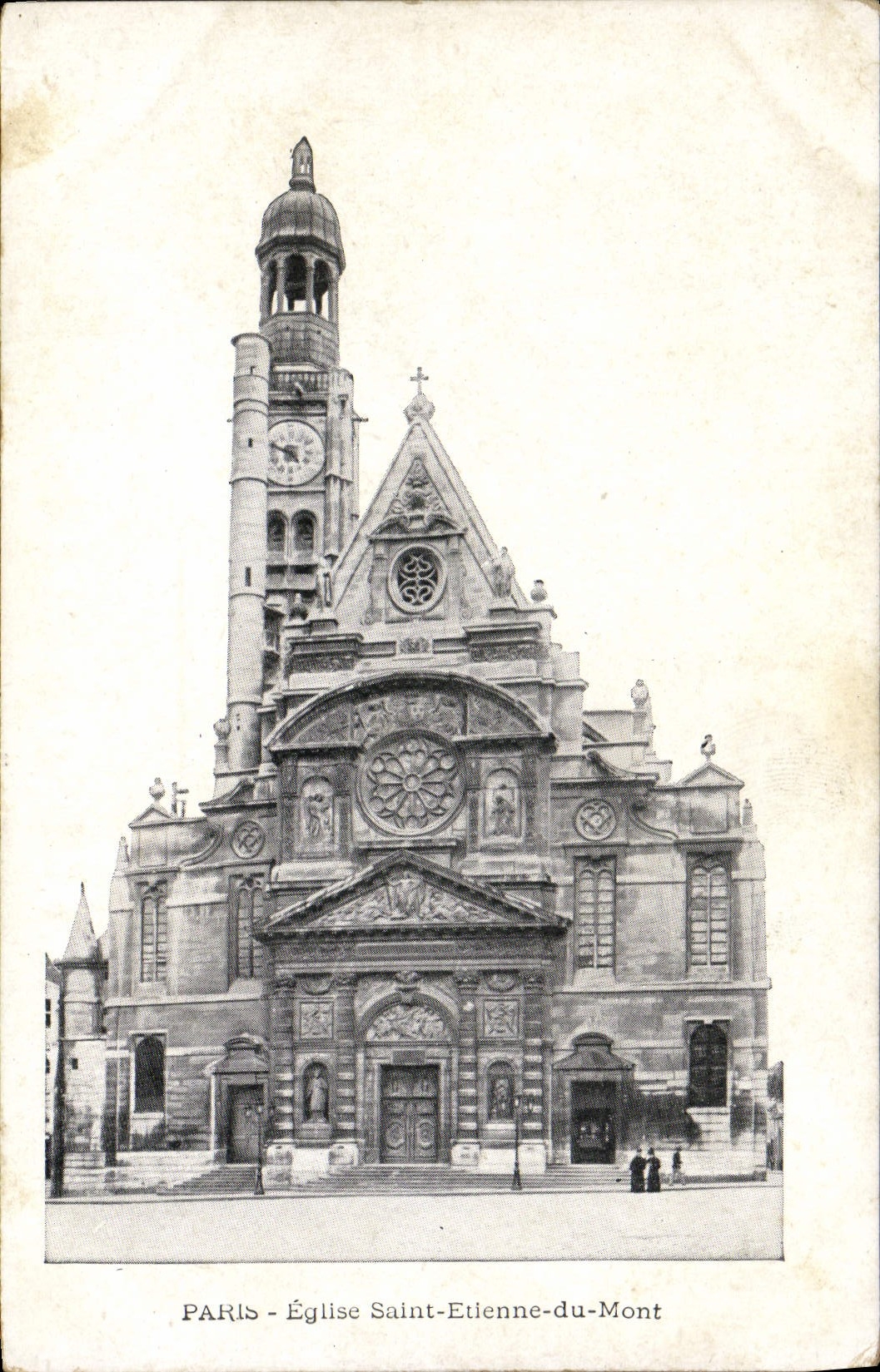 CPA Paris Eglise Saint Etlenne du Mont 