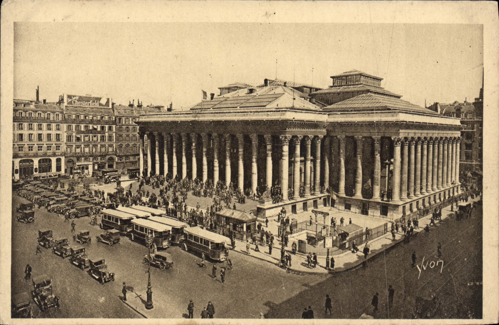 CPA Paris En Flanant La Bourse