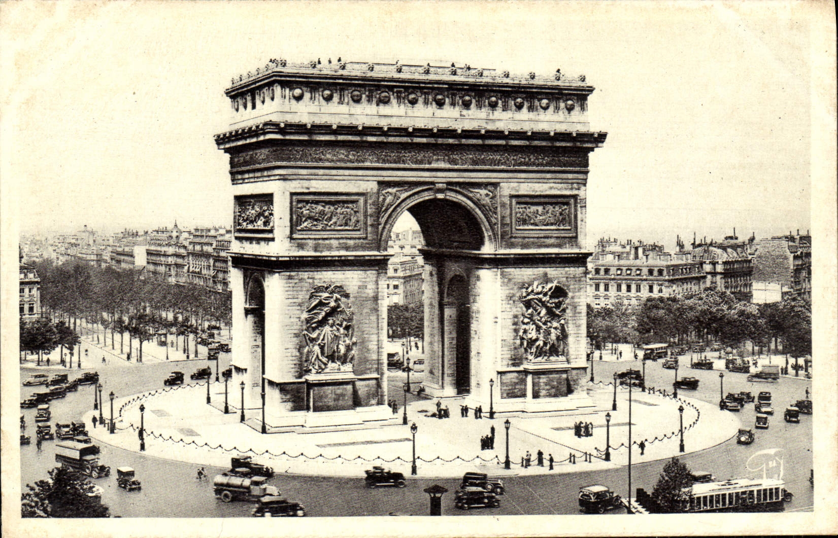CPA Paris Arc de Triomphe 
