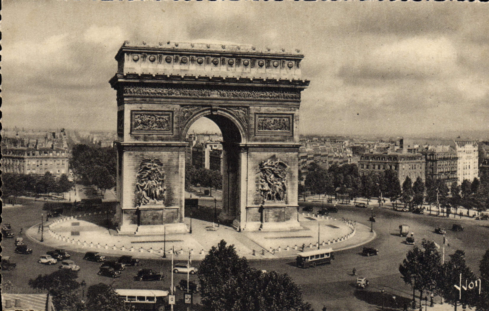 CPA Paris Place de l'Etoile 