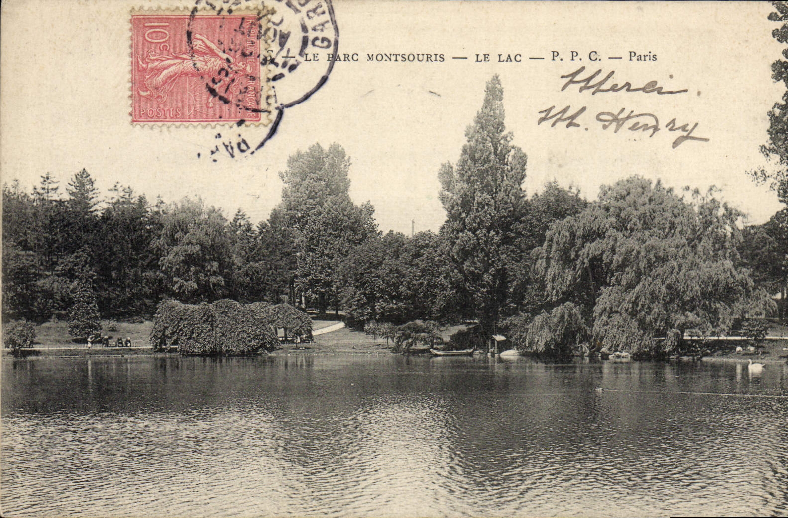 CPA Le Parc Montsouris Le Lac Paris