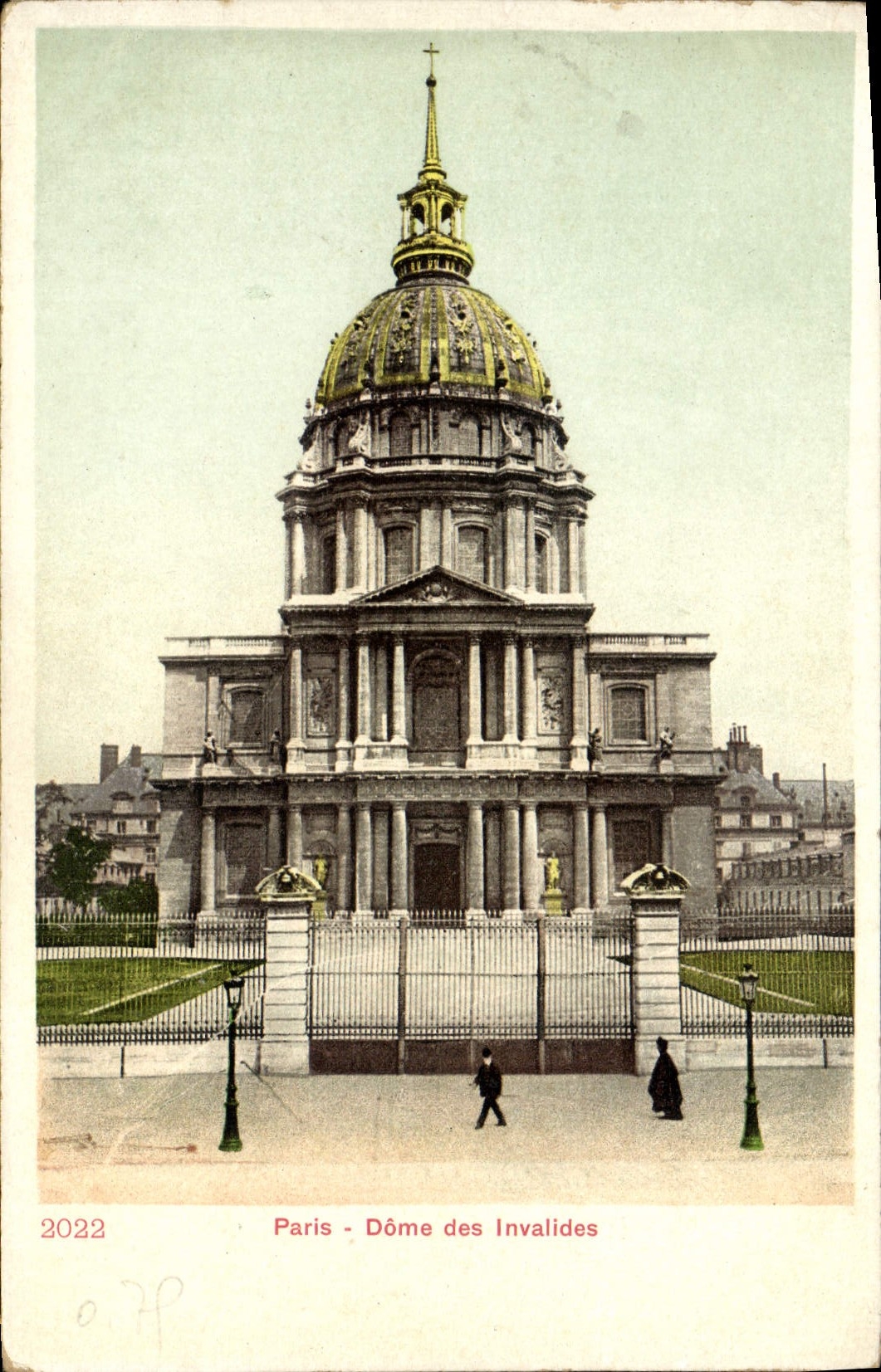 VINTAGE POSTCARD Paris Dome of the lnvalides