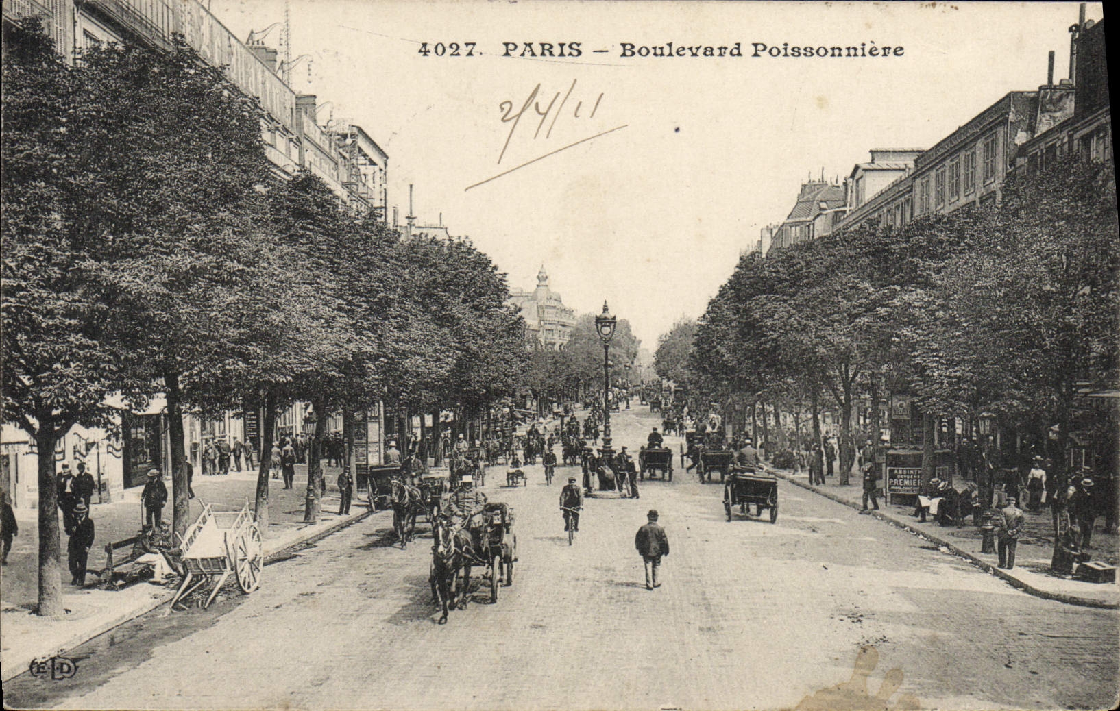 CPA Paris Boulevard Poissonniere