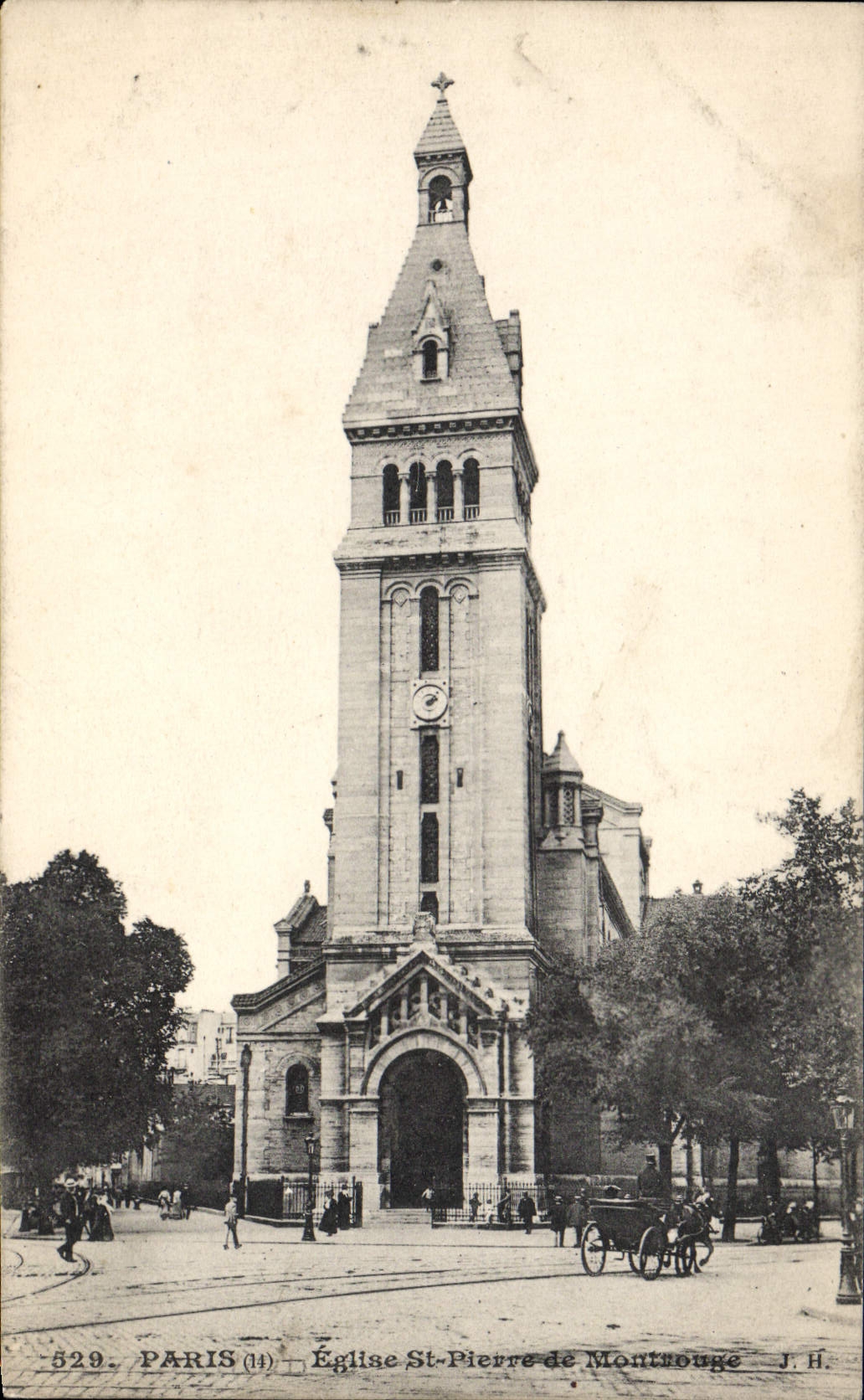 CPA Paris Eglise St Pierre de Montrouge