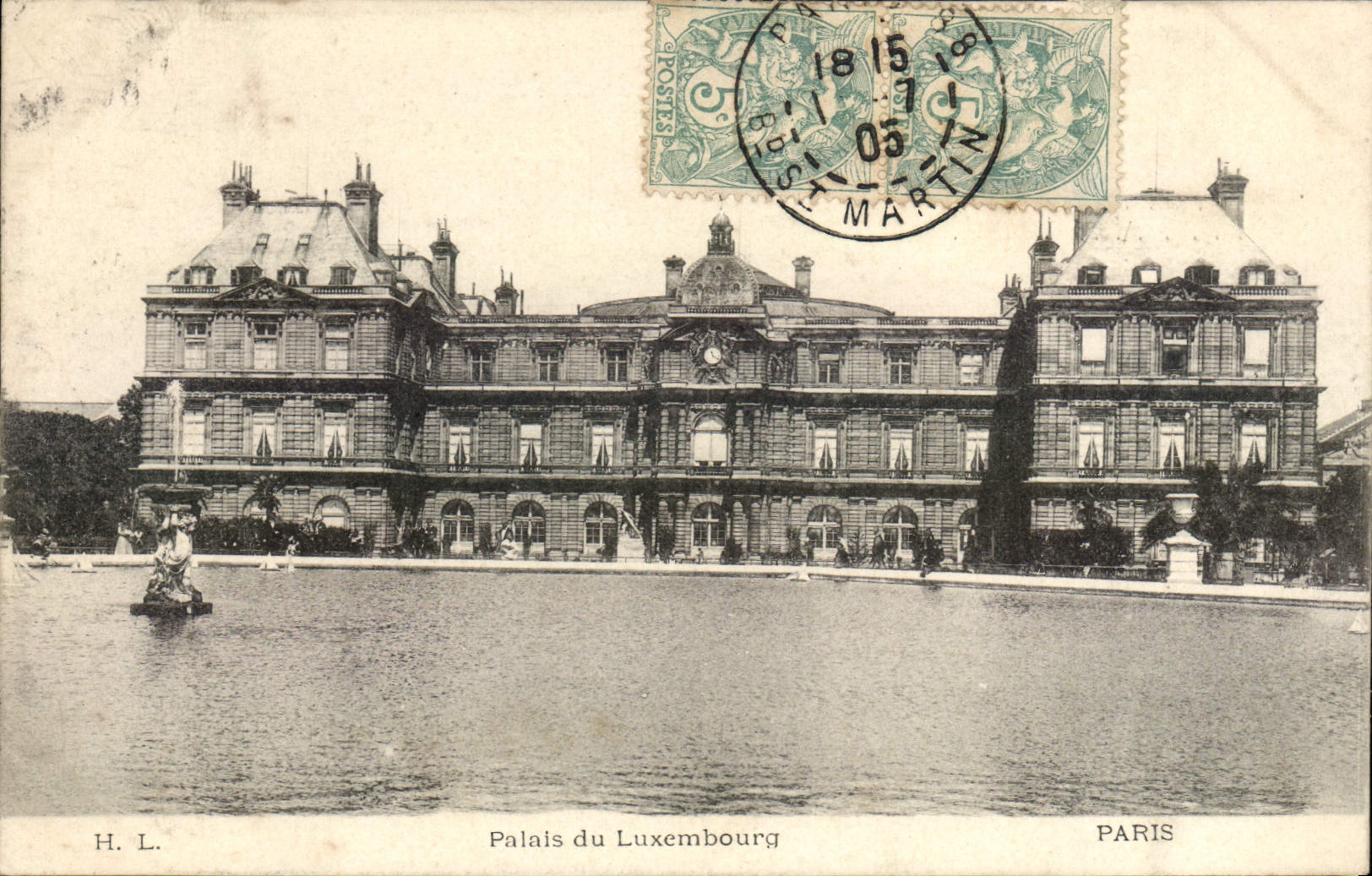 CPA Paris Palais Du Luxembourg