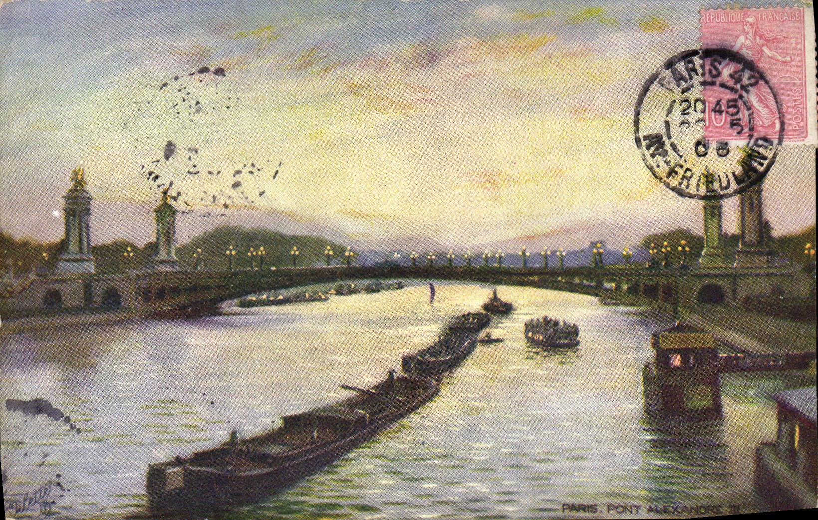 CPA Paris Pont Alexandre III