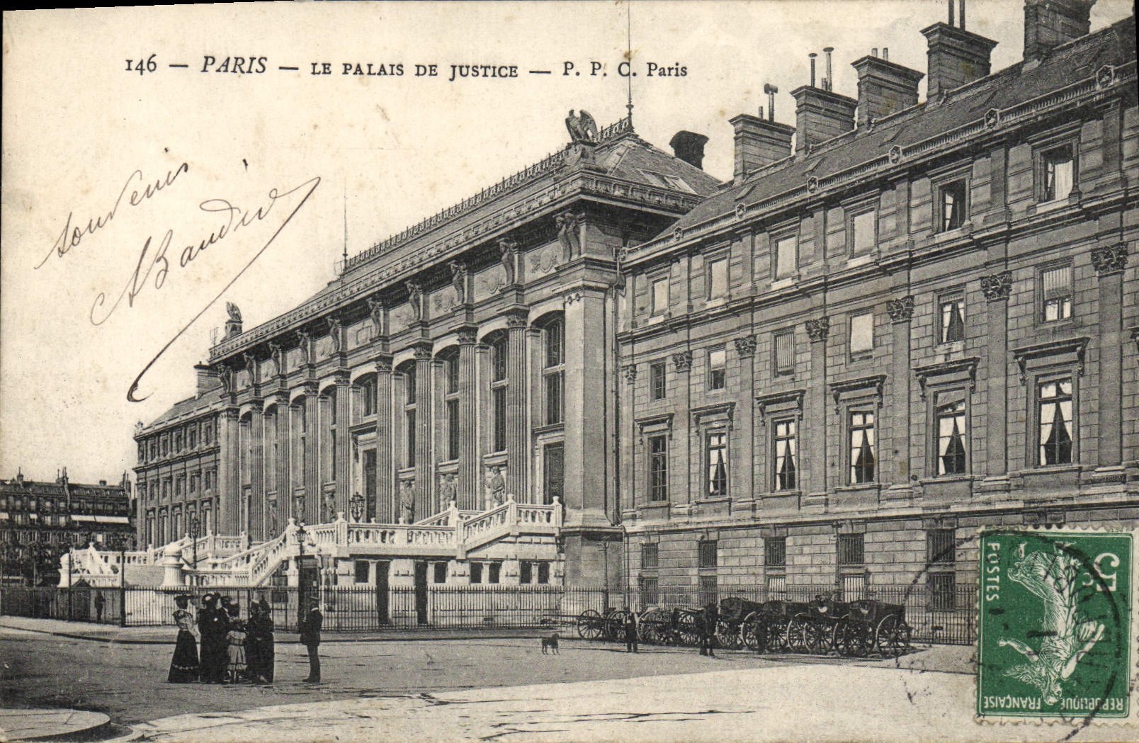CPA Paris Le Palais De Justice