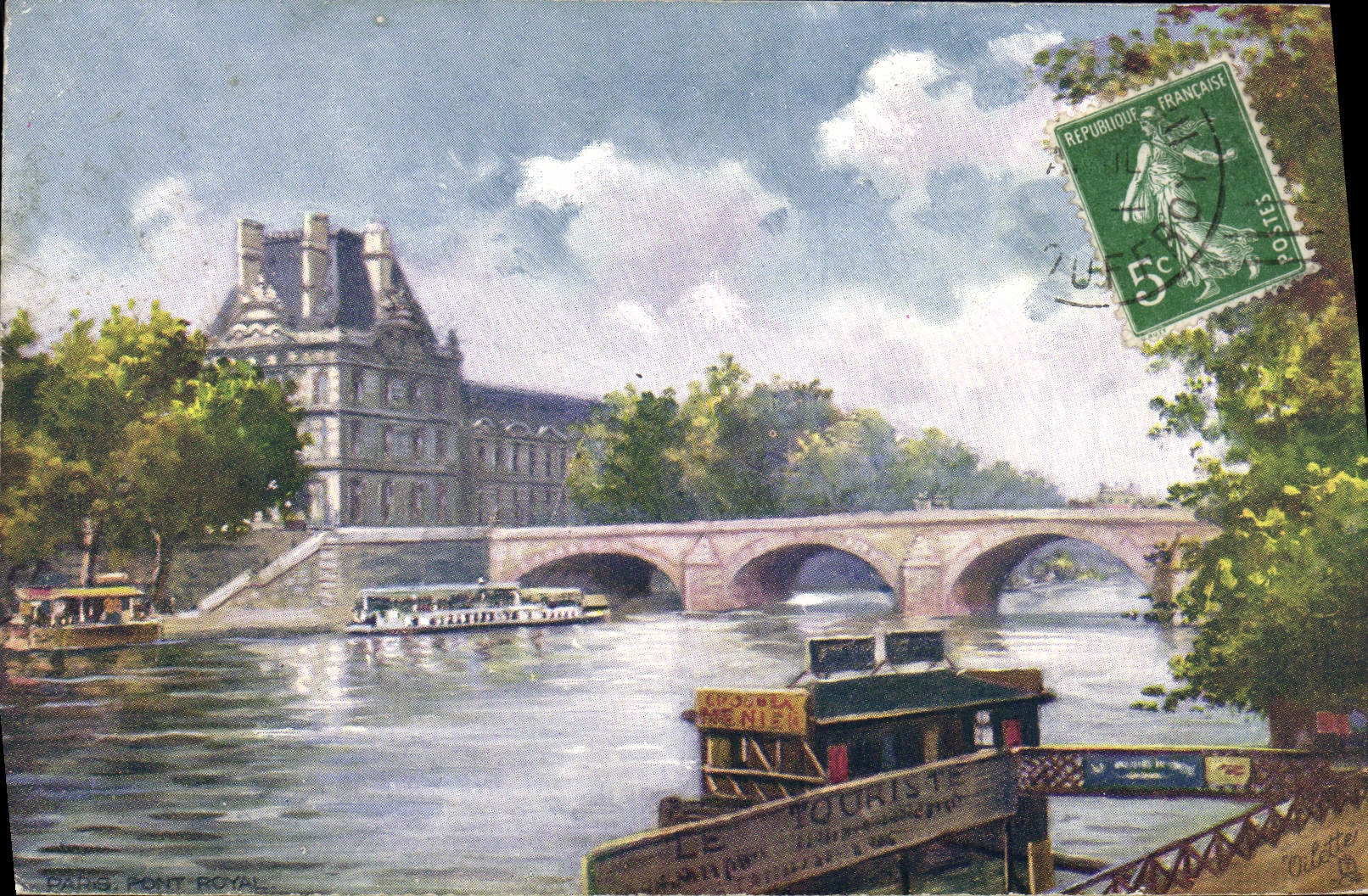 CPA Paris Le Pont Royal
