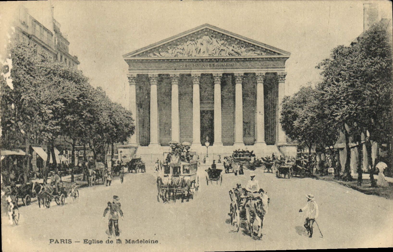 CPA Paris Eglise De La Madeleine
