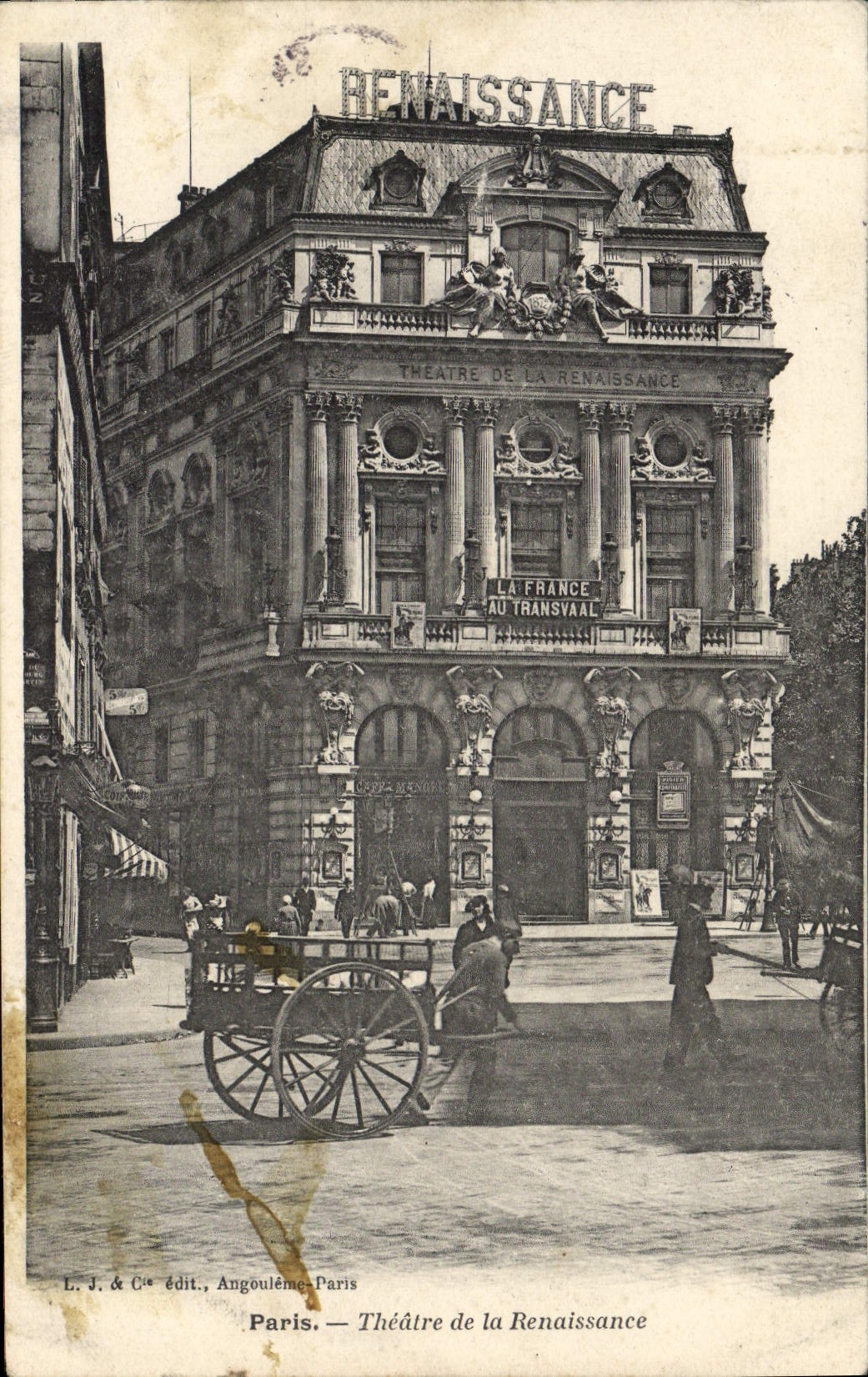CPA Paris Theatre De La Renaissance
