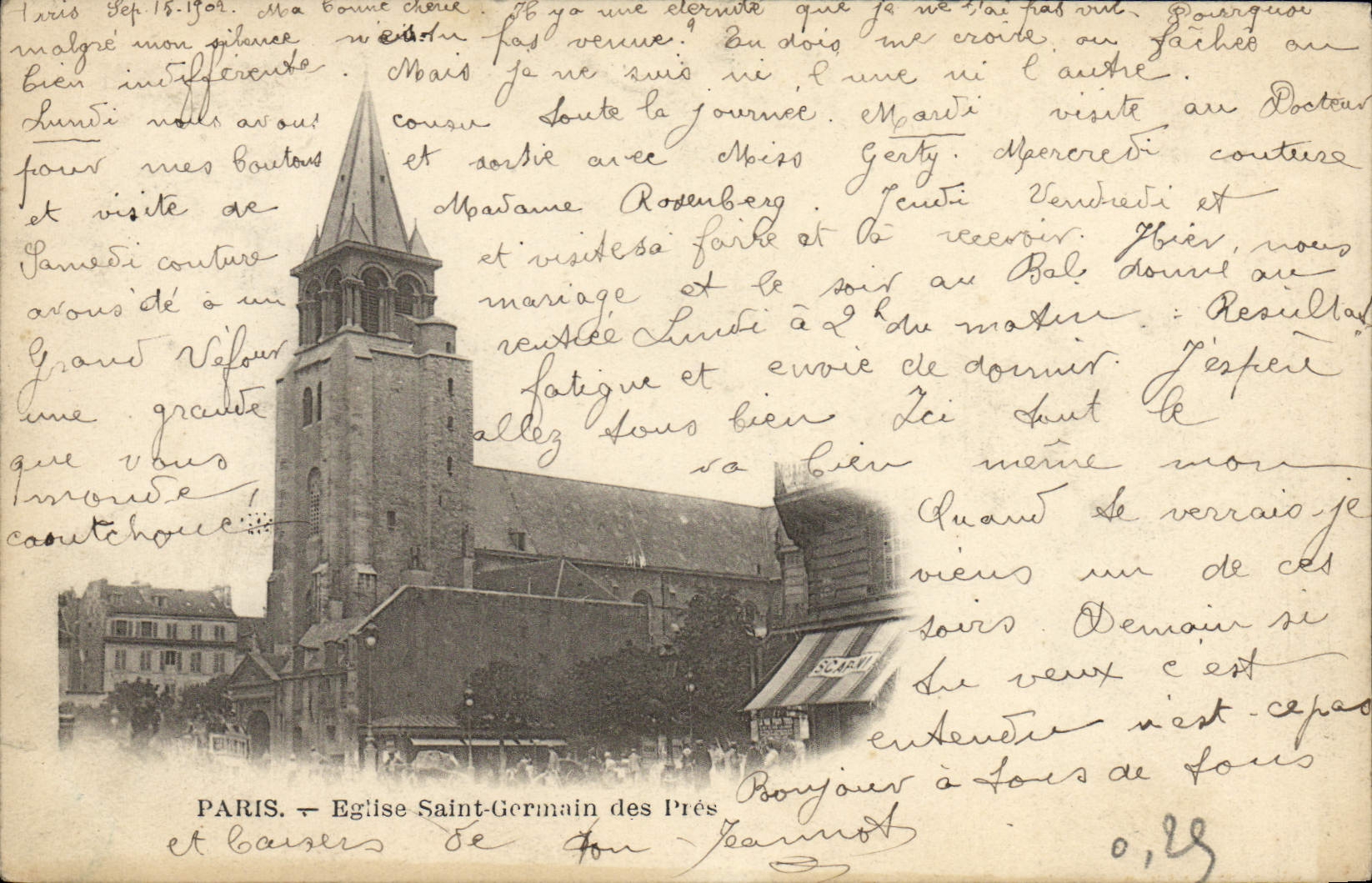 CPA Paris Eglise Saint Germain des Pres 