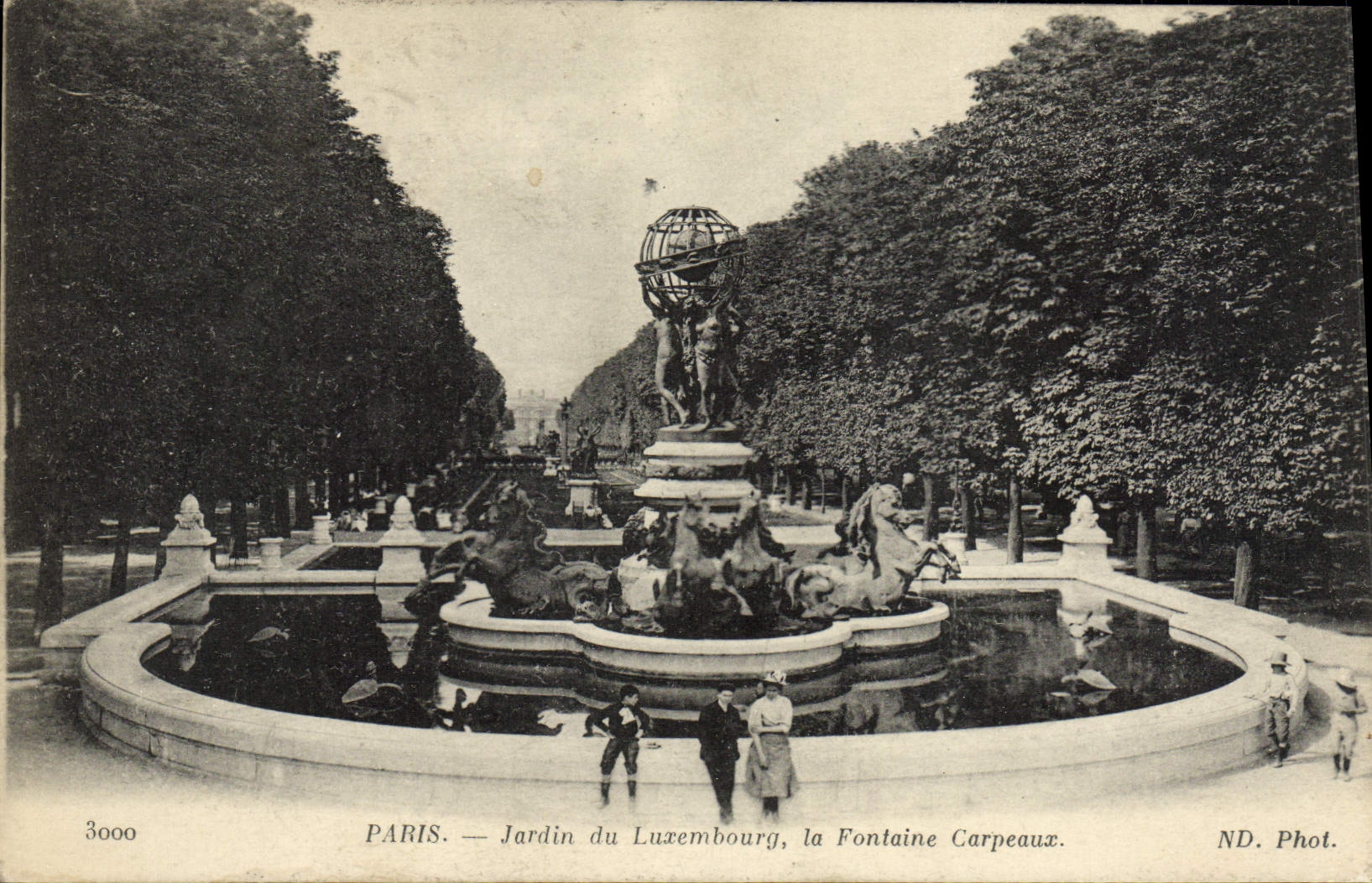 CPA Paris Jardin du Luxembourg La fontaine Carpeaux