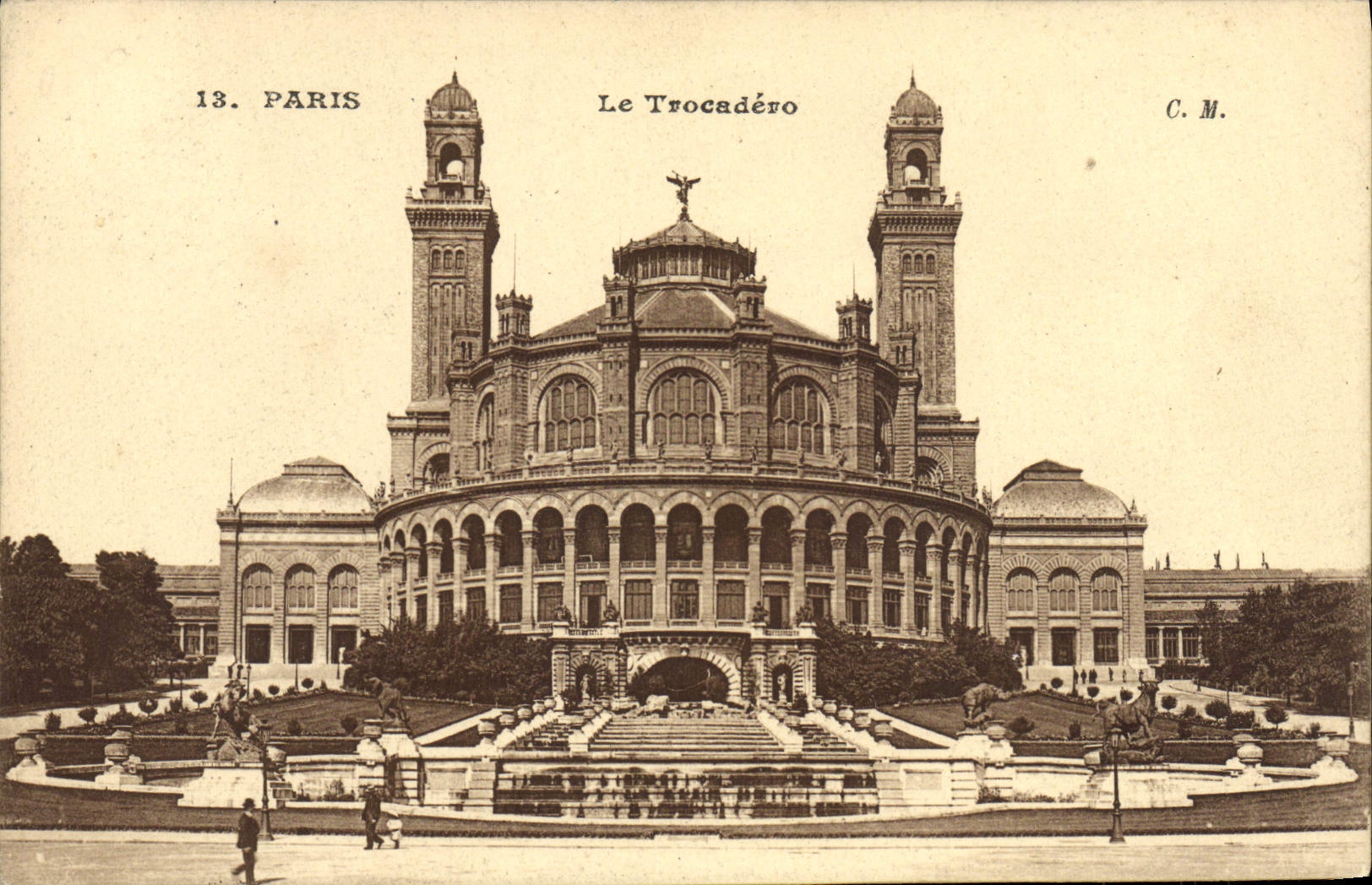 CPA Paris Le Trocadero