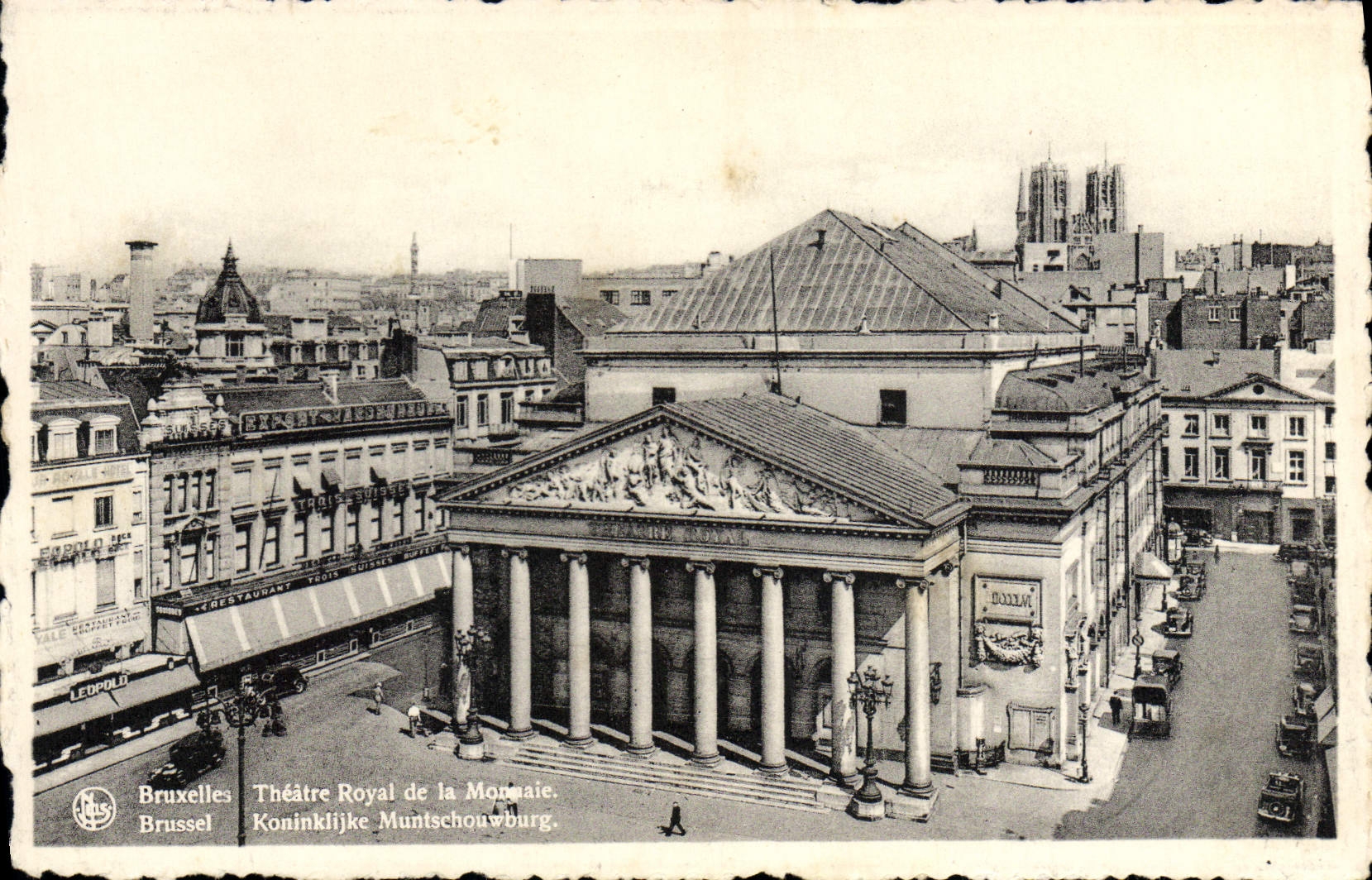 CPA Bruxelles Theatre Royal De La Monnaie