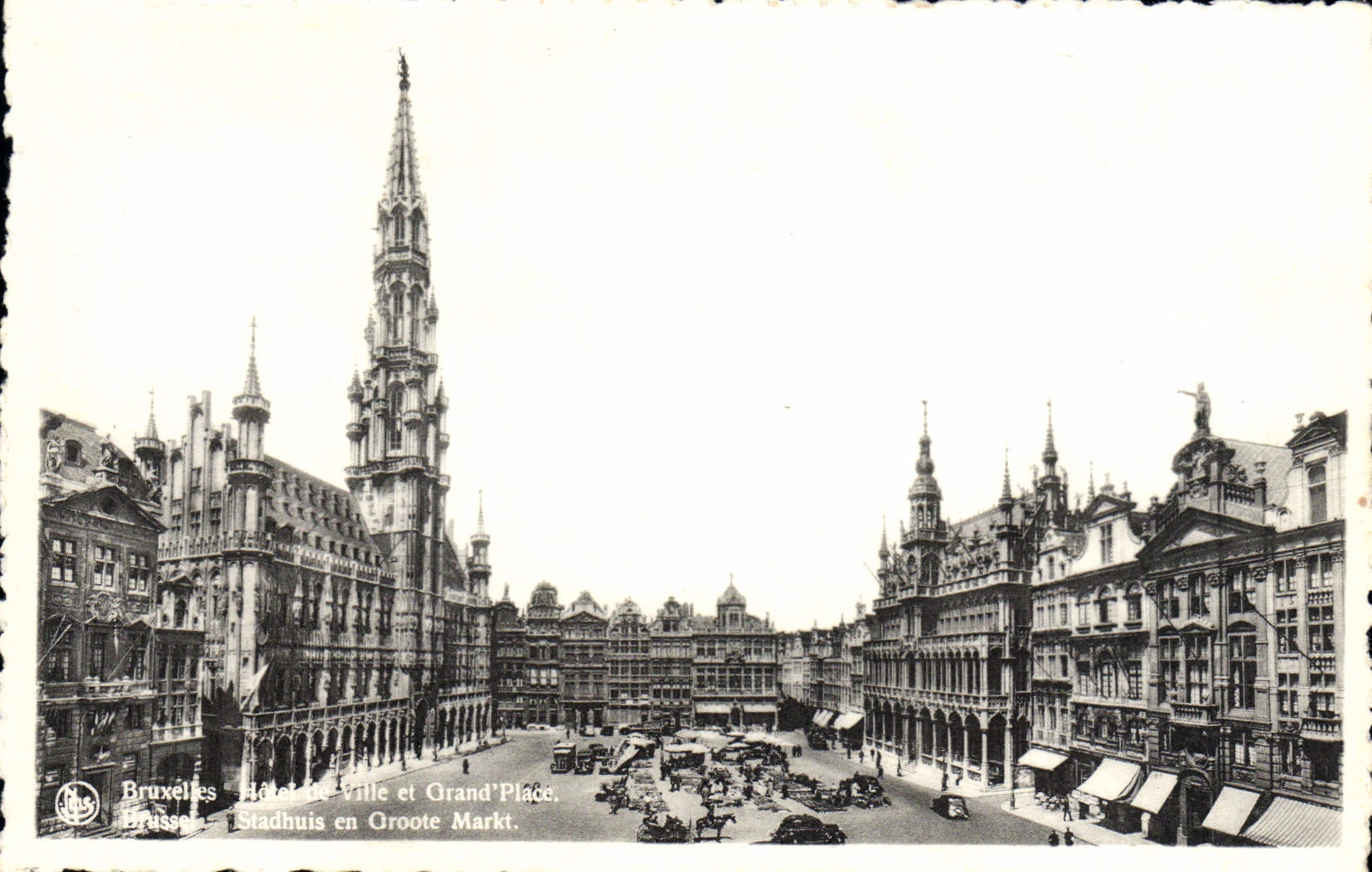 CPA Bruxelles Hotel de Ville Et Grand Place