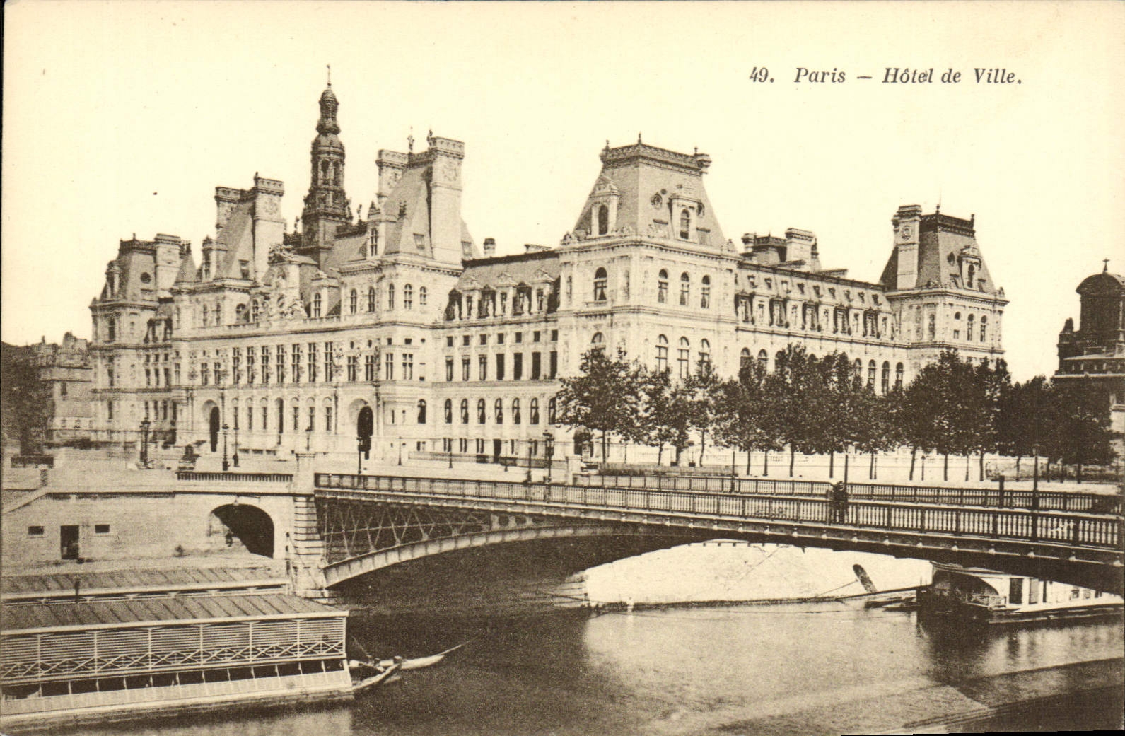 CPA Paris Hotel De Ville