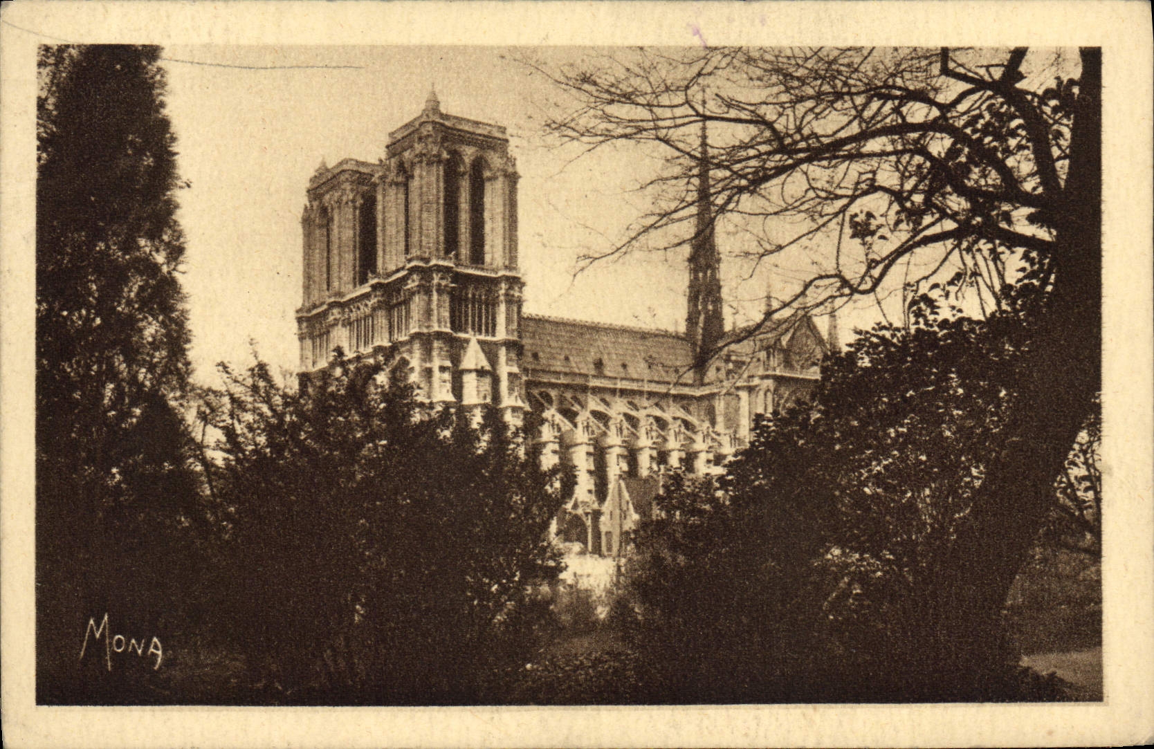 CPA Paris Cathedrale Notre Dame