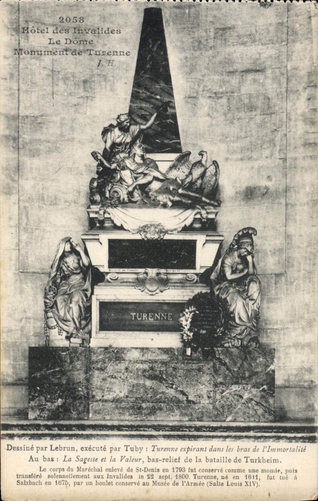 CPA Paris Hotel Des Invalides Le Dome Monument de Turenne 