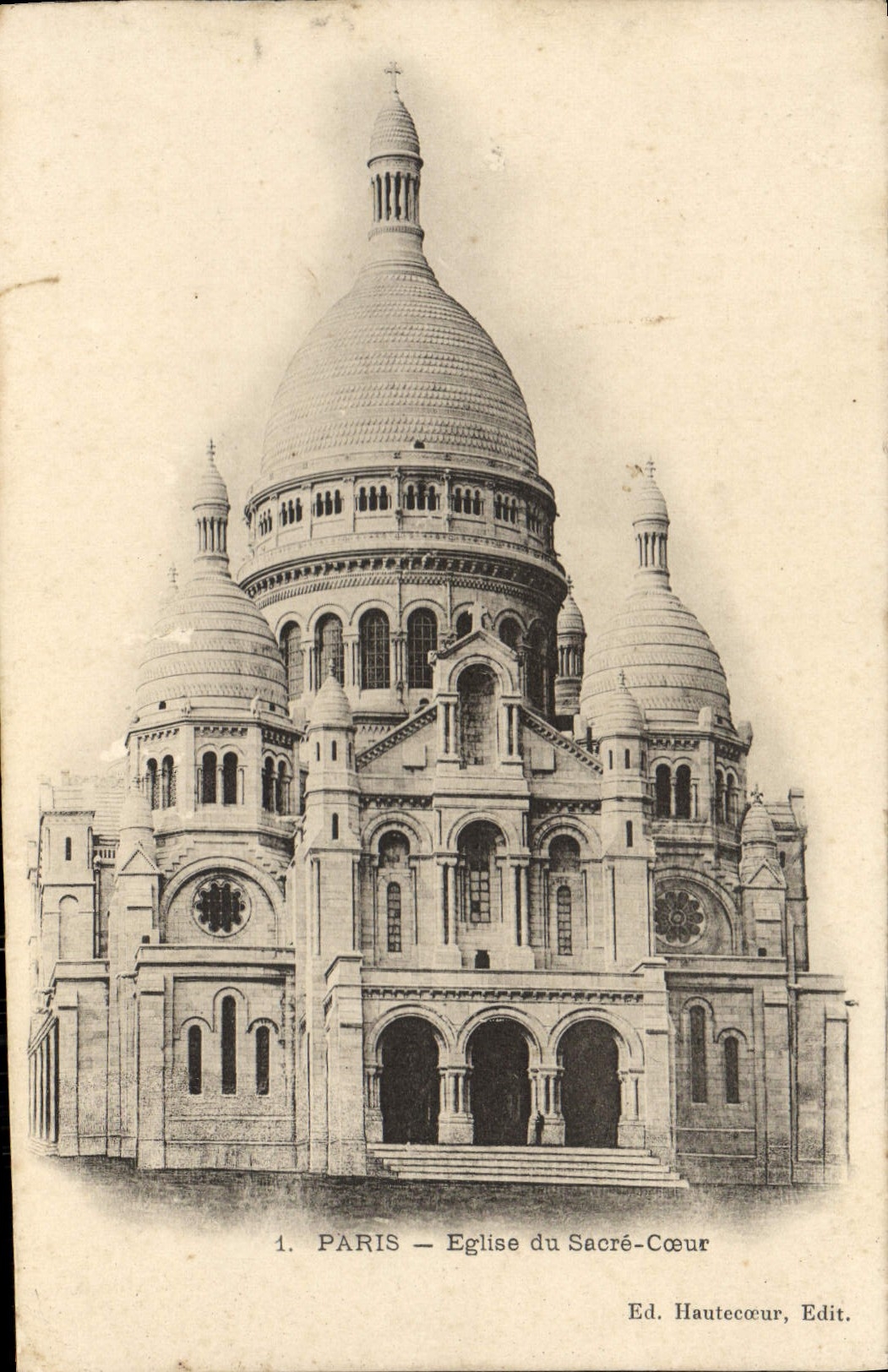 CPA Paris Eglise Du Sacre Coeur