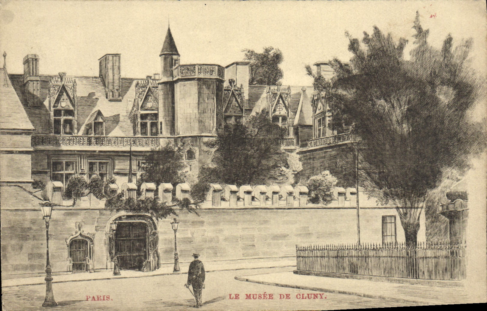 CPA Paris Le Musee De Cluny